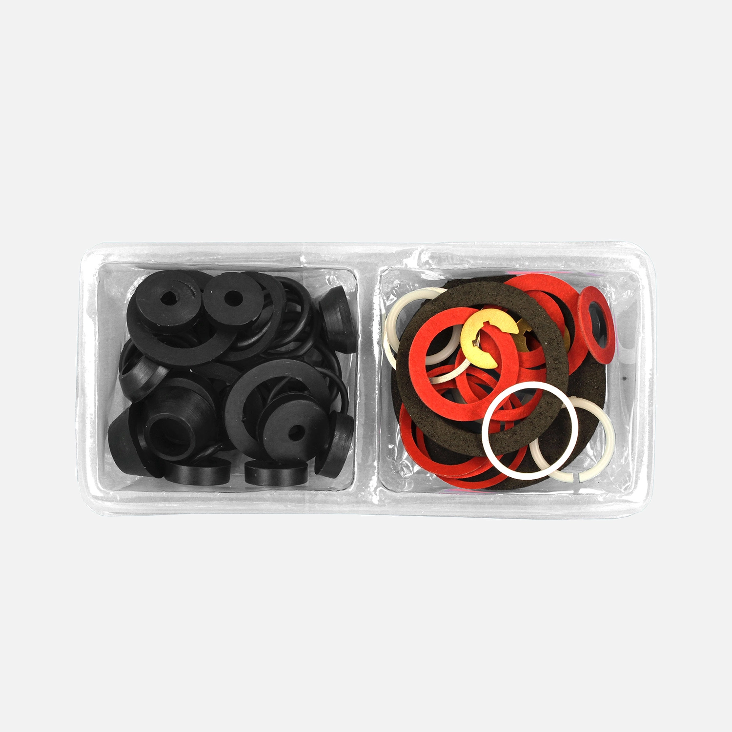 50 teiliges Dichtungssatz Sortiment, verschiedene Größen und Material 