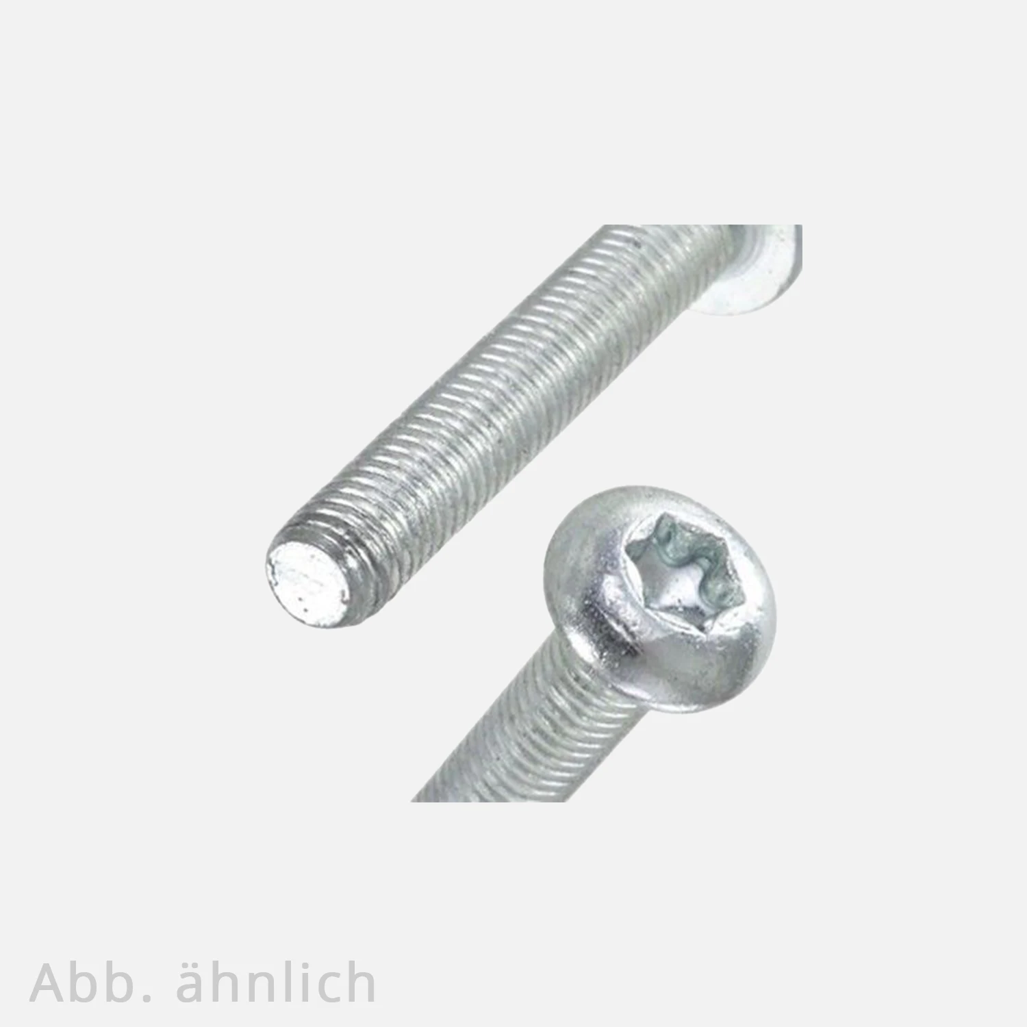 500 Linsenschrauben M6x16 mm - ISO 7380-1 - TX30 - 10.9 verzinkt