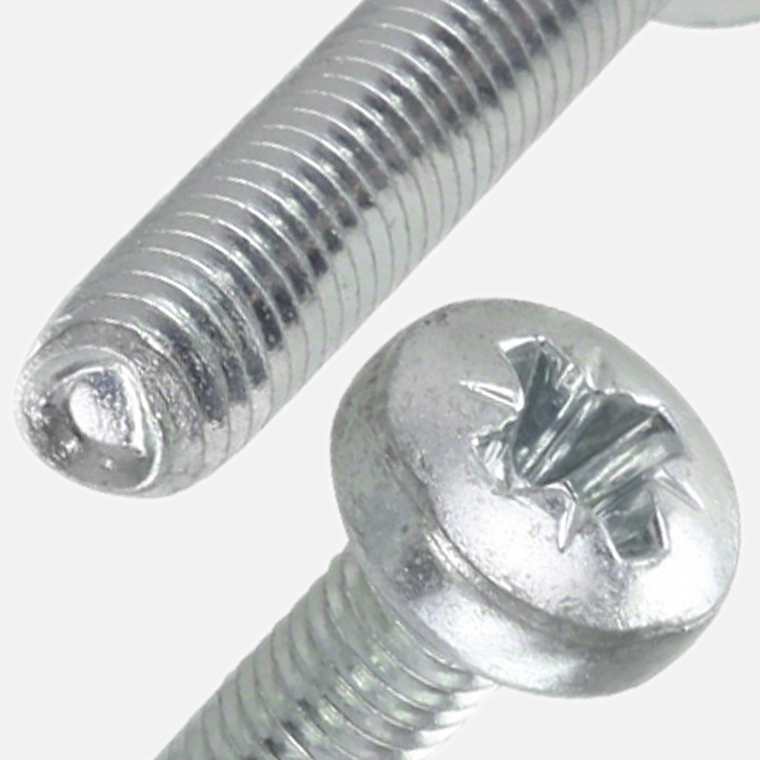 1000 Gewindefurchende Schrauben M5x20mm - DIN 7500 Form C - PZ - verzinkt