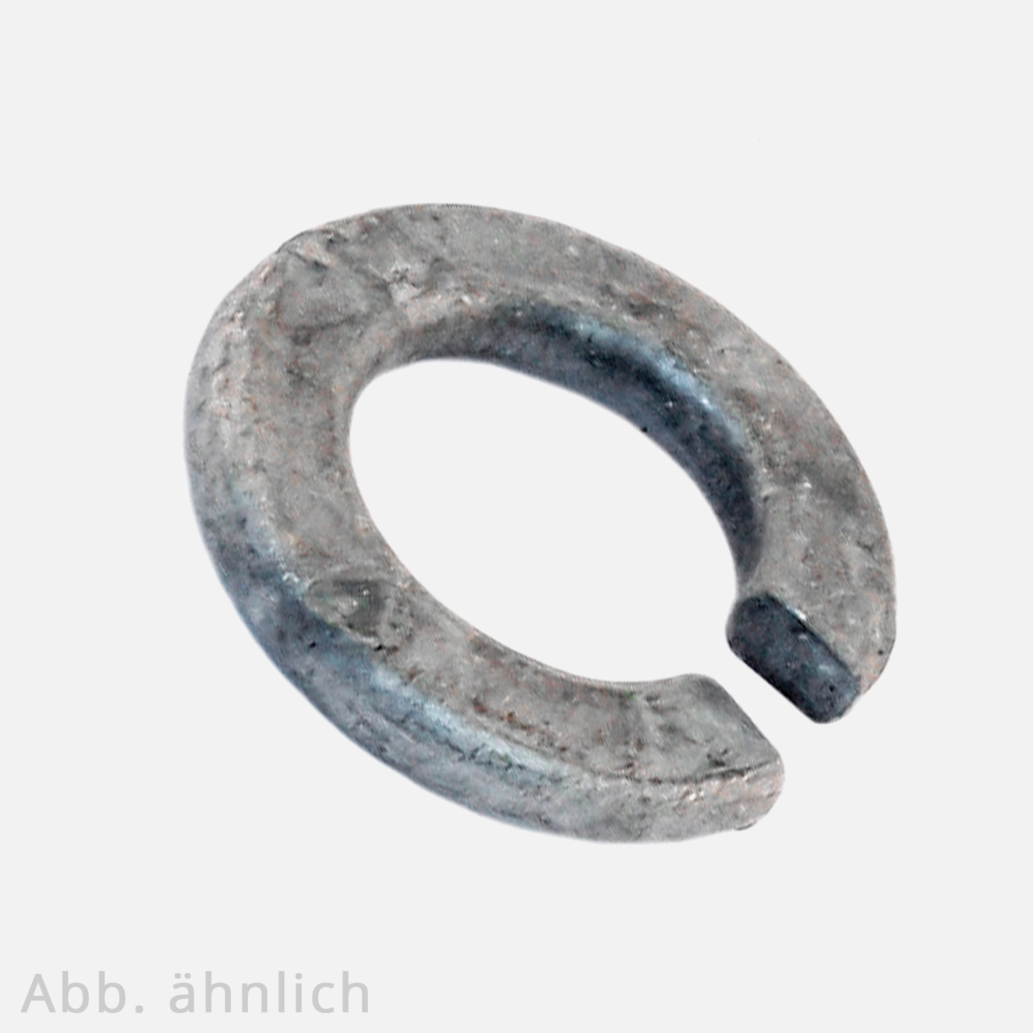 100 Federringe DIN 127 Federstahl feuerverzinkt Form A für M10