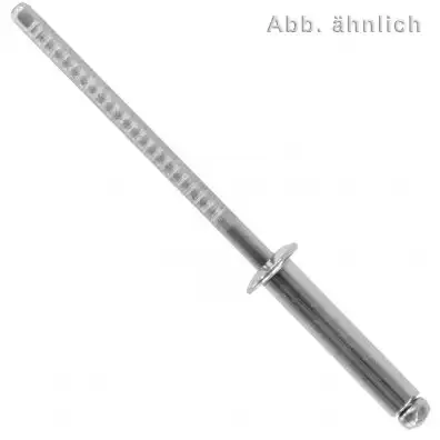 Blindniete | ISO 15984/DIN 7337 | Senkkopf | gerillt A2/A2