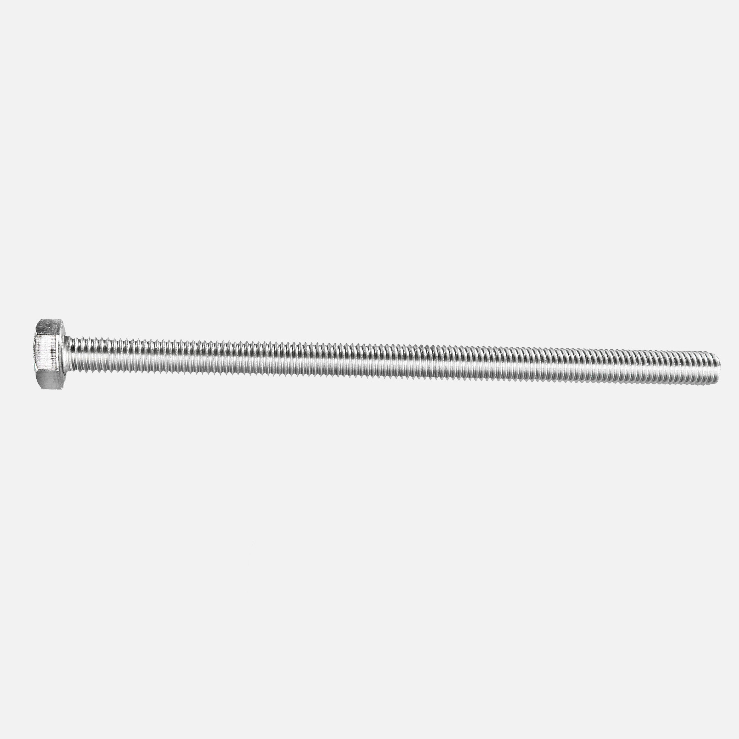 1 Sechskantschraube M8x140 mm - SW 13 - Edelstahl A4 - 70 - DIN 933 ...