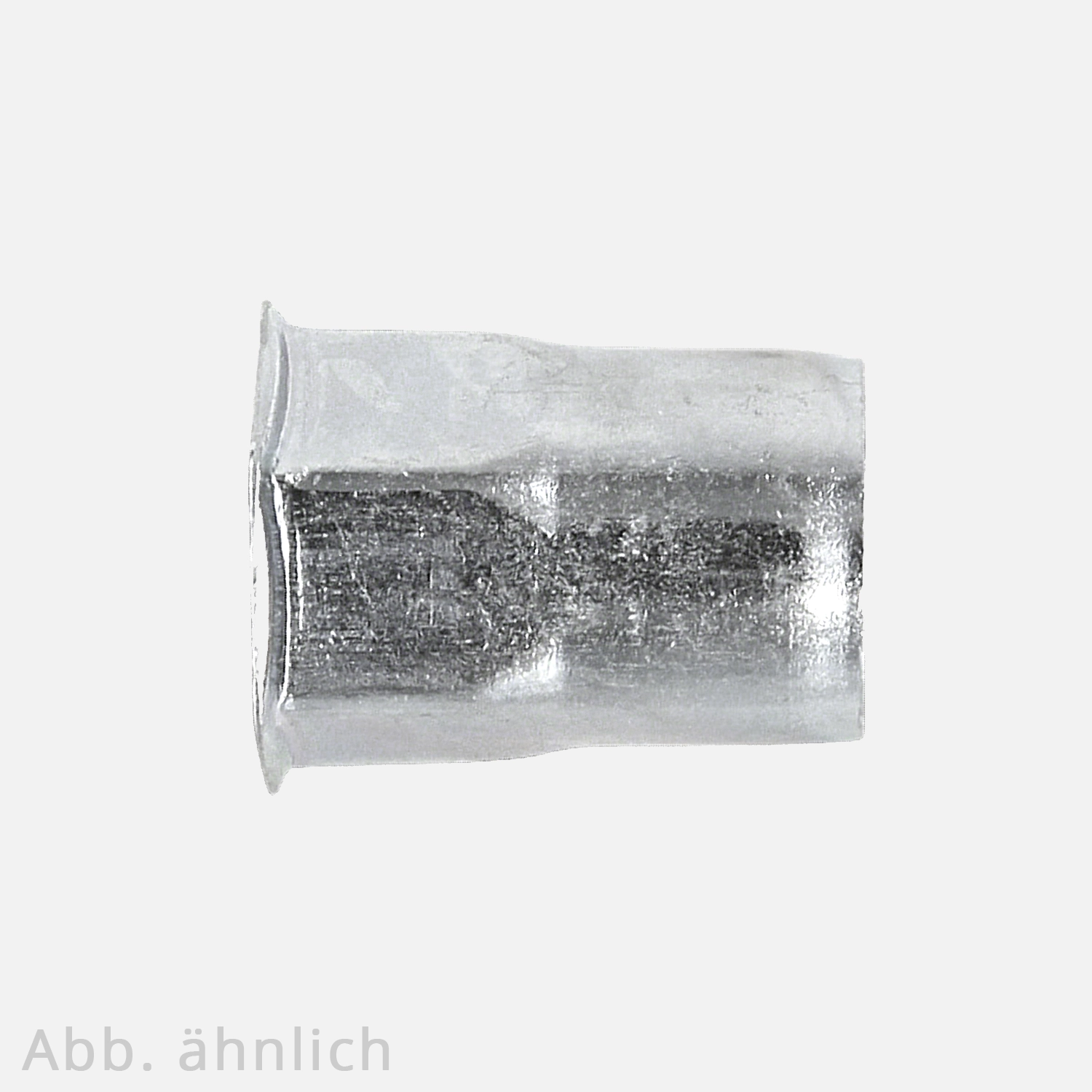 500 Gesipa Blindnietmuttern M5 / 0,5-3 mm - verzinkt - offen - Sechskant - Senkkopf
