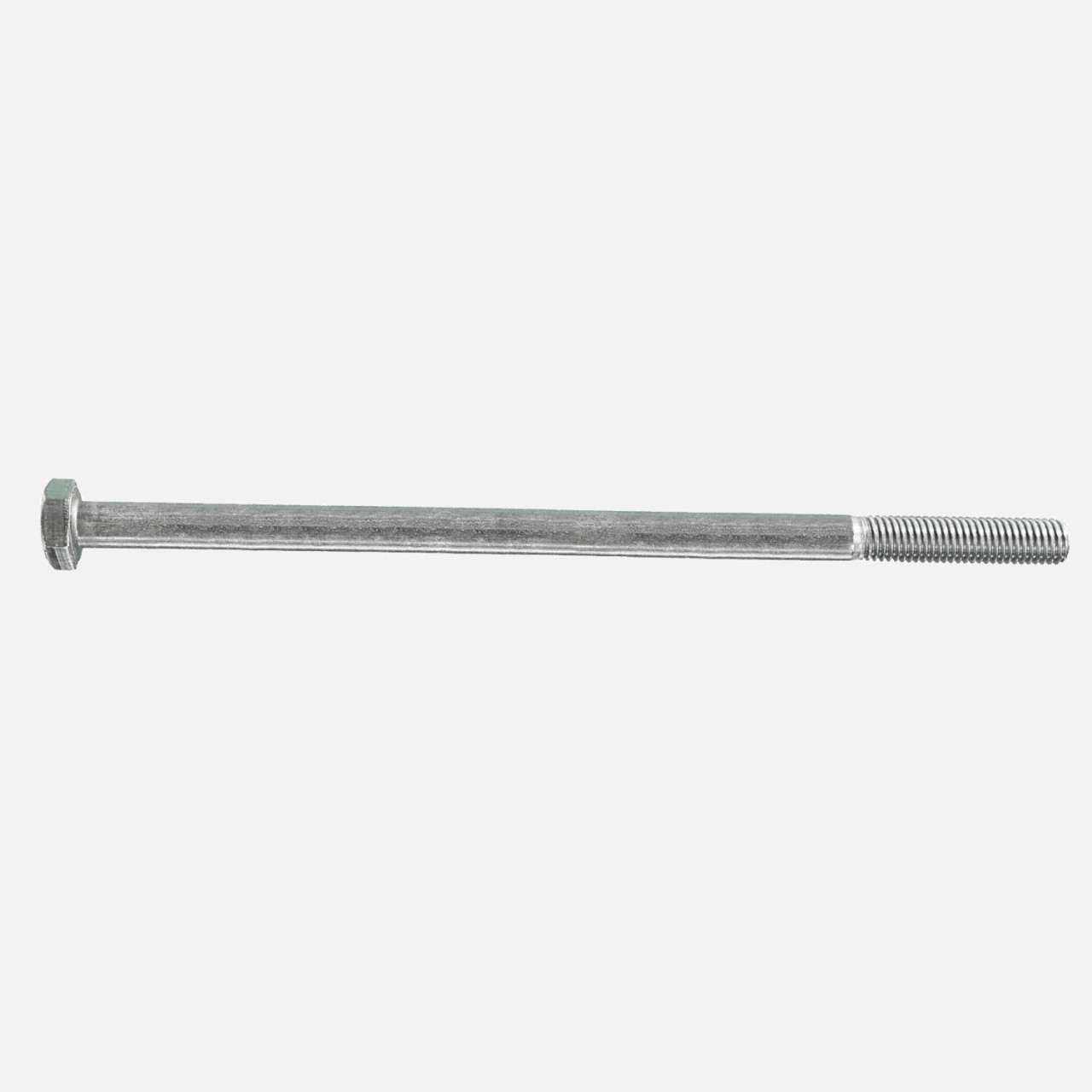 25 Sechskantschrauben DIN 931 - M10x210mm - Edelstahl A2