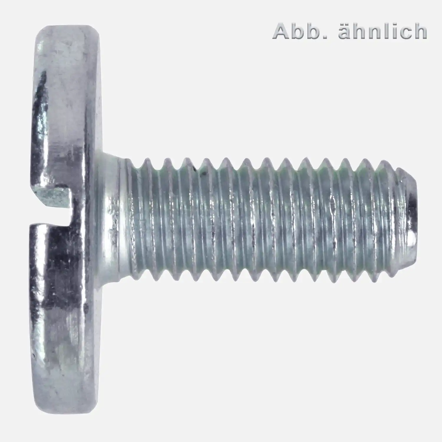 Flachkopfschraube | DIN 921 | mit Schlitz | 4.8/5.8 | verzinkt