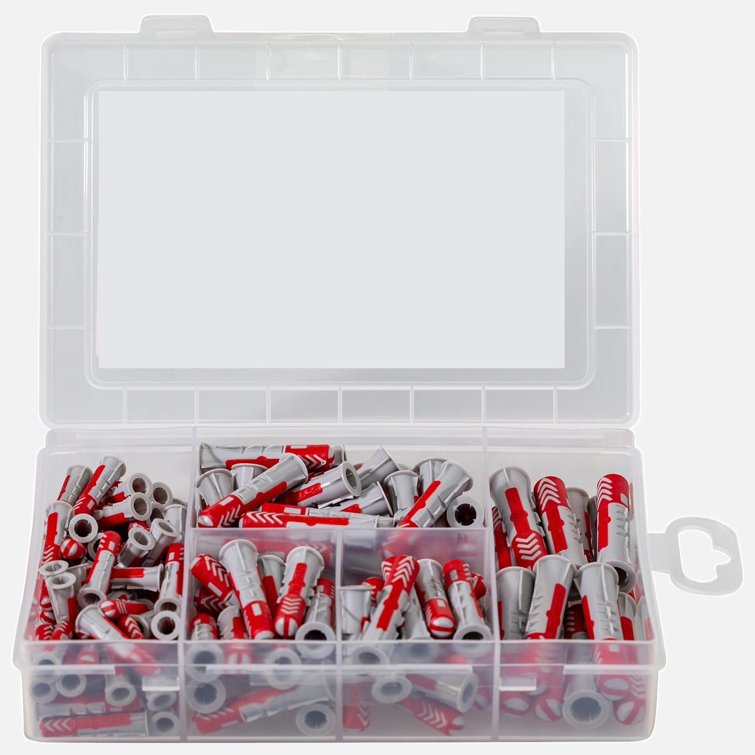 132 tlg. FISCHER Meister-Box Wohnraum - Nylon-Dübel-Sortiment 6 / 8 / 10 mm