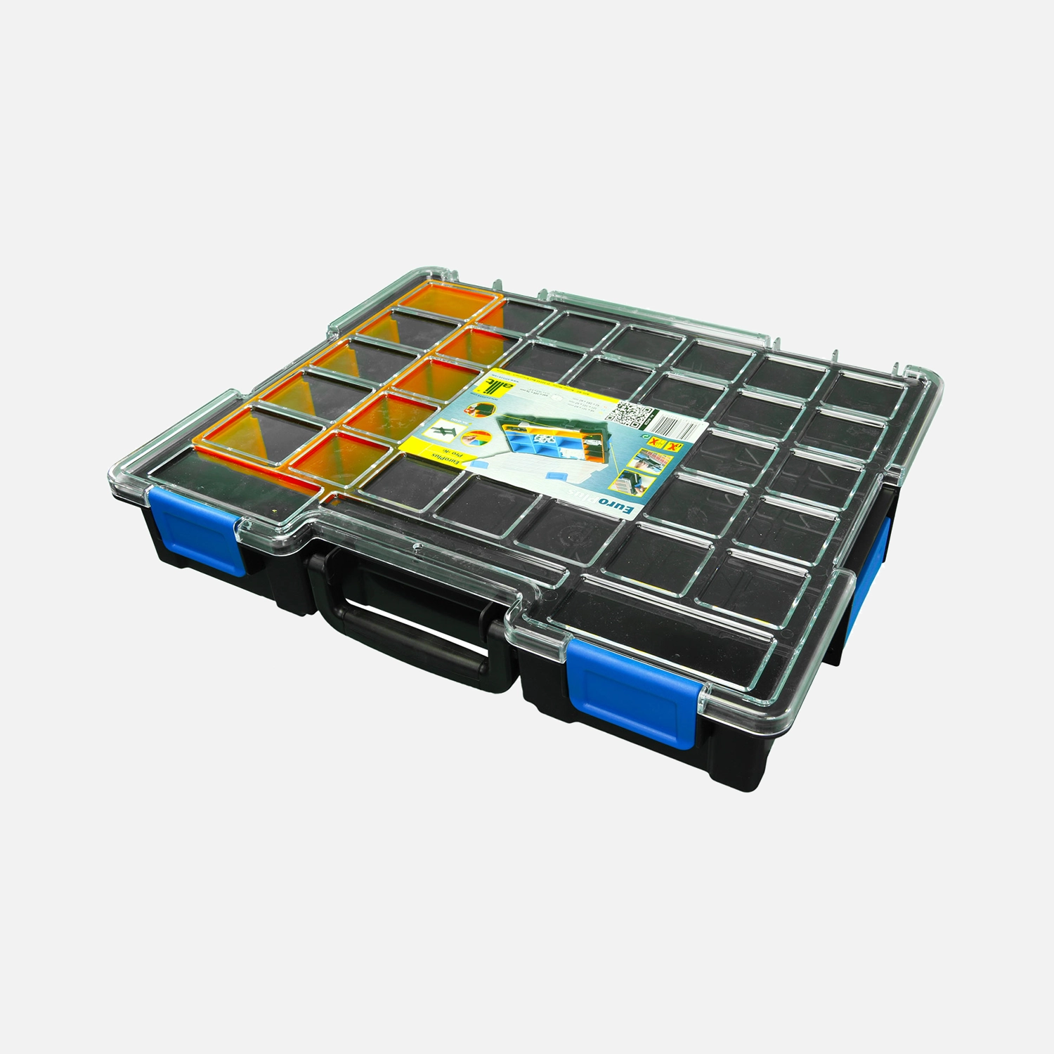 1 Allit Sortimentskasten - EuroPlus Pro K 44/7 - 405x320x60 mm mit 7 Fächer