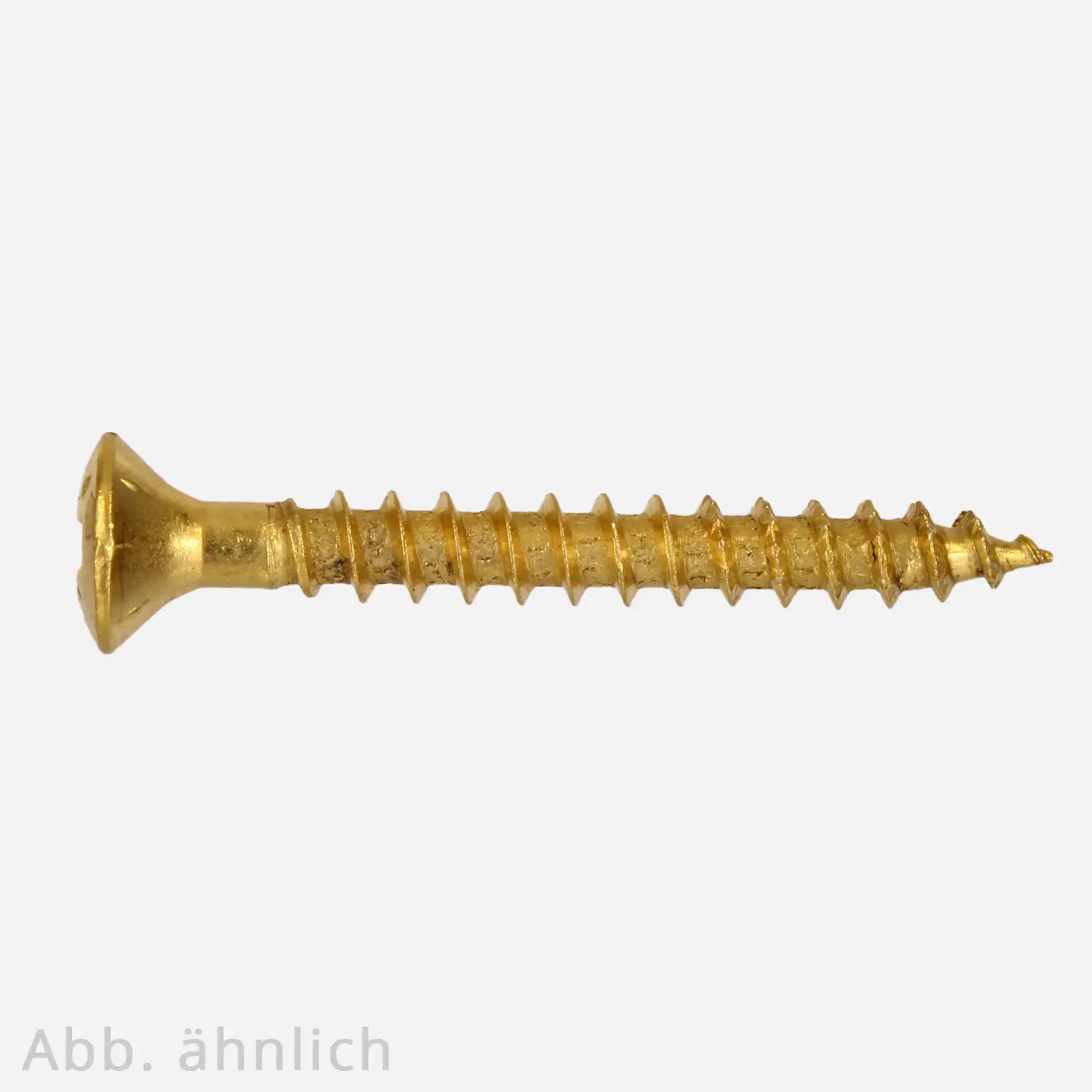 Spanplattenschraube | Linsensenkkopf | PZ | Messing