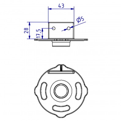 EUROTEC Verstellfuß ECO L – Höhenausgleich Von 6,5 Bis 13 Cm Für WPC Und Holzterrassen