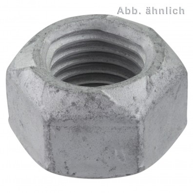 1000 Sechskantmuttern M6, DIN 980 Form V, Festigkeit 8, zinklamellenbeschichtet