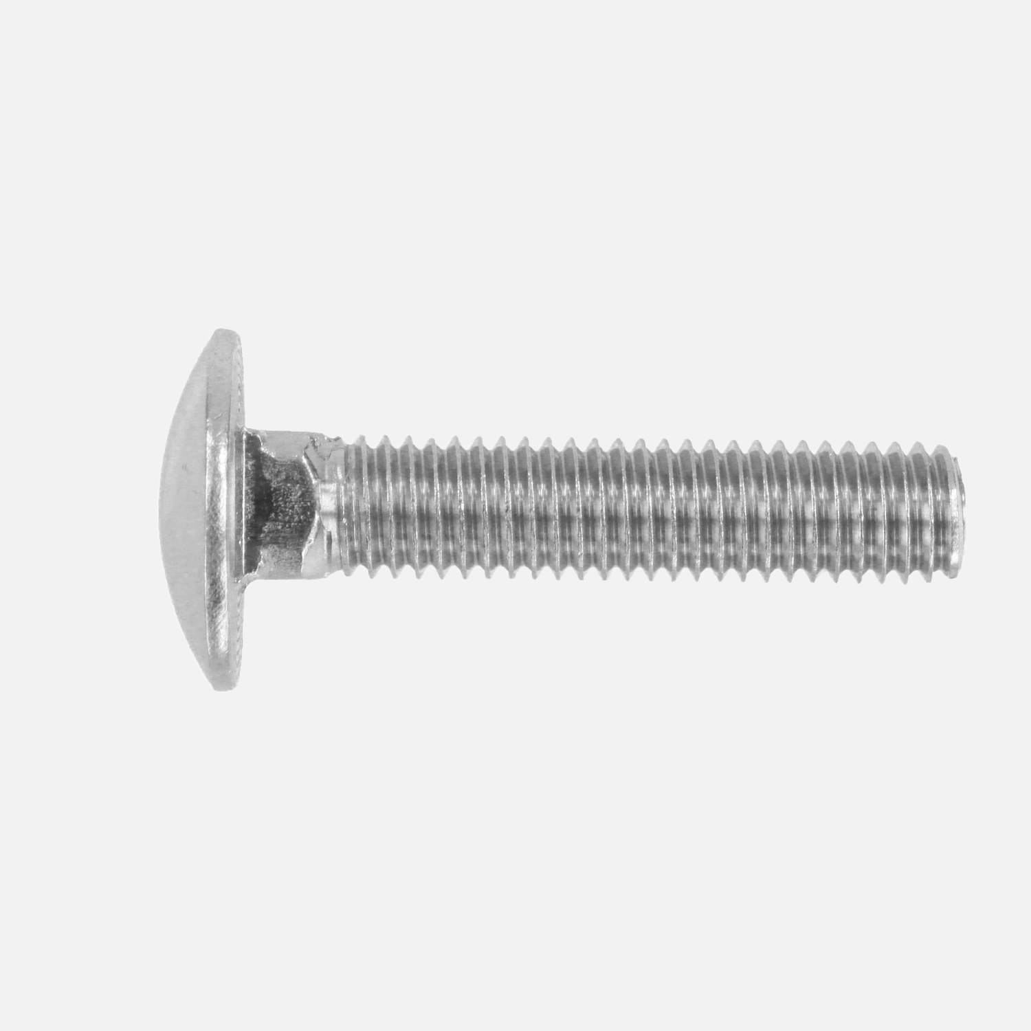 25 Schlossschrauben DIN 603 - M8x40 mm - Edelstahl A2 , Vollgewinde