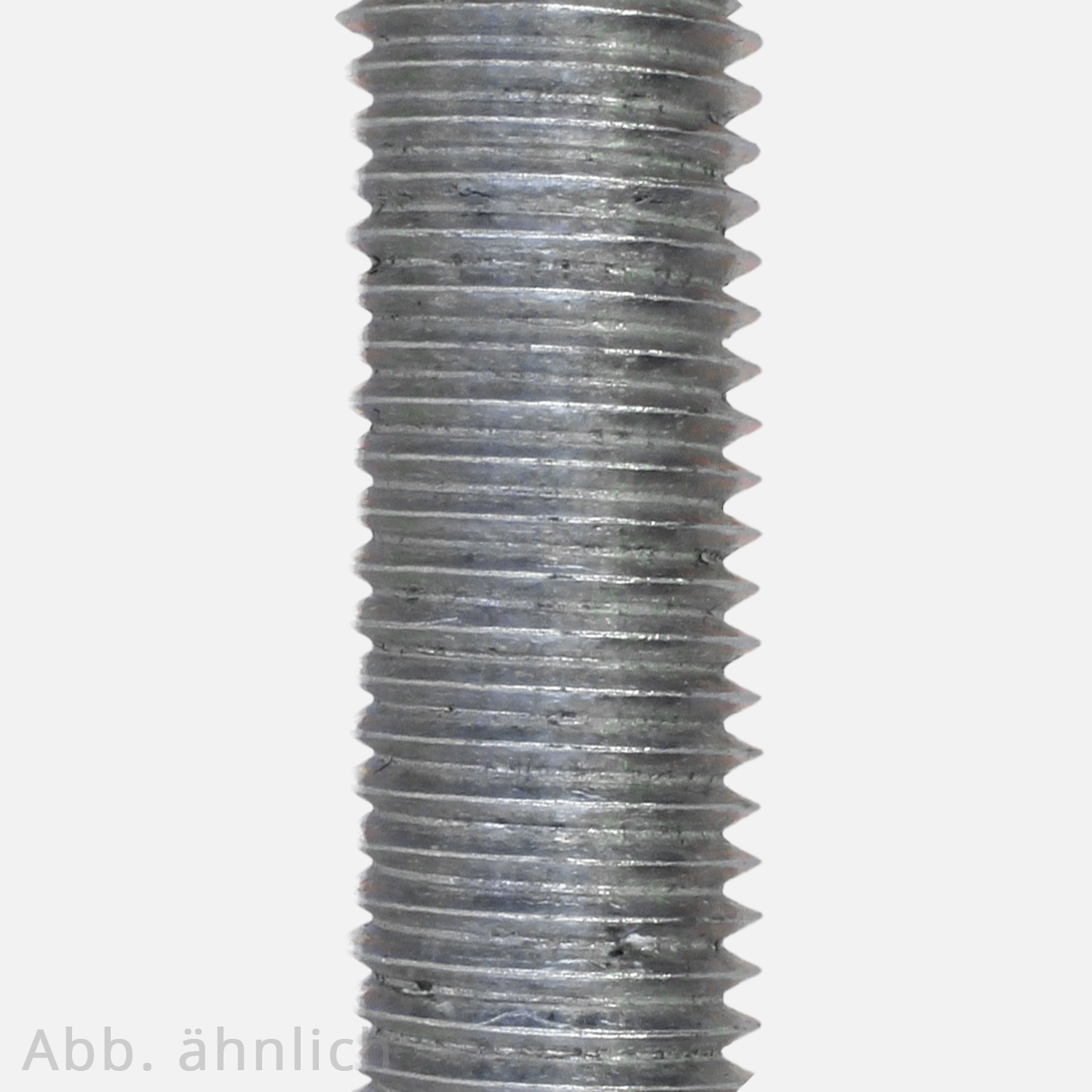 1 Gewindestange M20x1000 mm DIN 976 - Stahl 4.6 - verzinkt - Linksgewinde