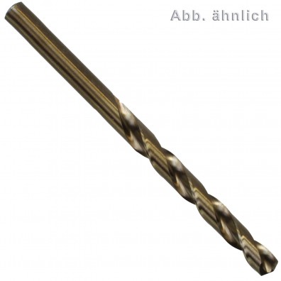1 KEIL Edelstahlbohrer DIN 338 - Ø: 4,5mm, Länge: 80mm, HSS-Cobalt, geschliffen