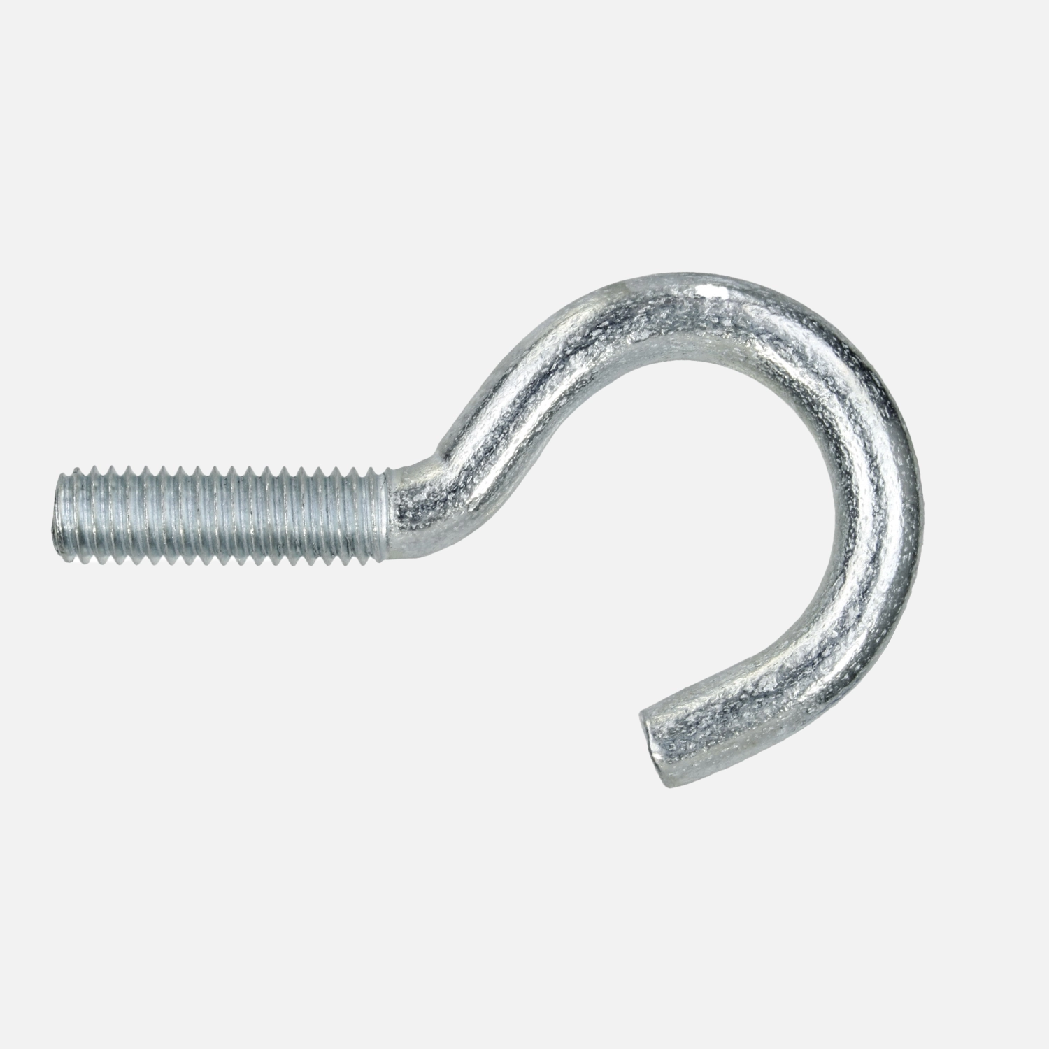 100 Gebogene Schraubhaken Typ 11E galvanisch verzinkt M6x50mm