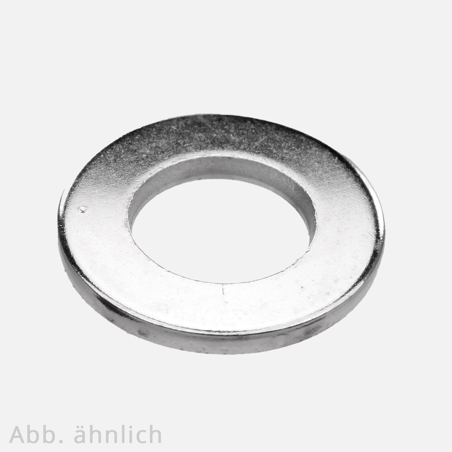 1000 Unterlegscheiben DIN 125 Form A Stahl galvanisch vernickelt für M10