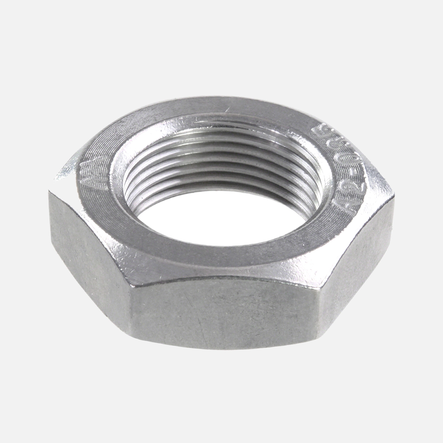 1 Sechskantmutter - M24 - Feingewinde 1,5mm - niedrig, Form B - A2 - DIN 439
