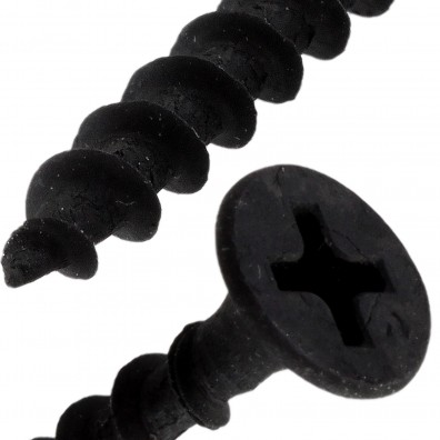 1012 tlg. Schnellbauschraubensortiment mit Cuttermesser, schwarzen Klingen und Bit
