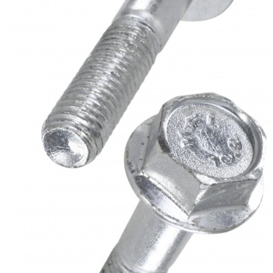 100 Sechskantschrauben mit Flansch - 10x40 mm - DIN 6921 - 10.9 - blank