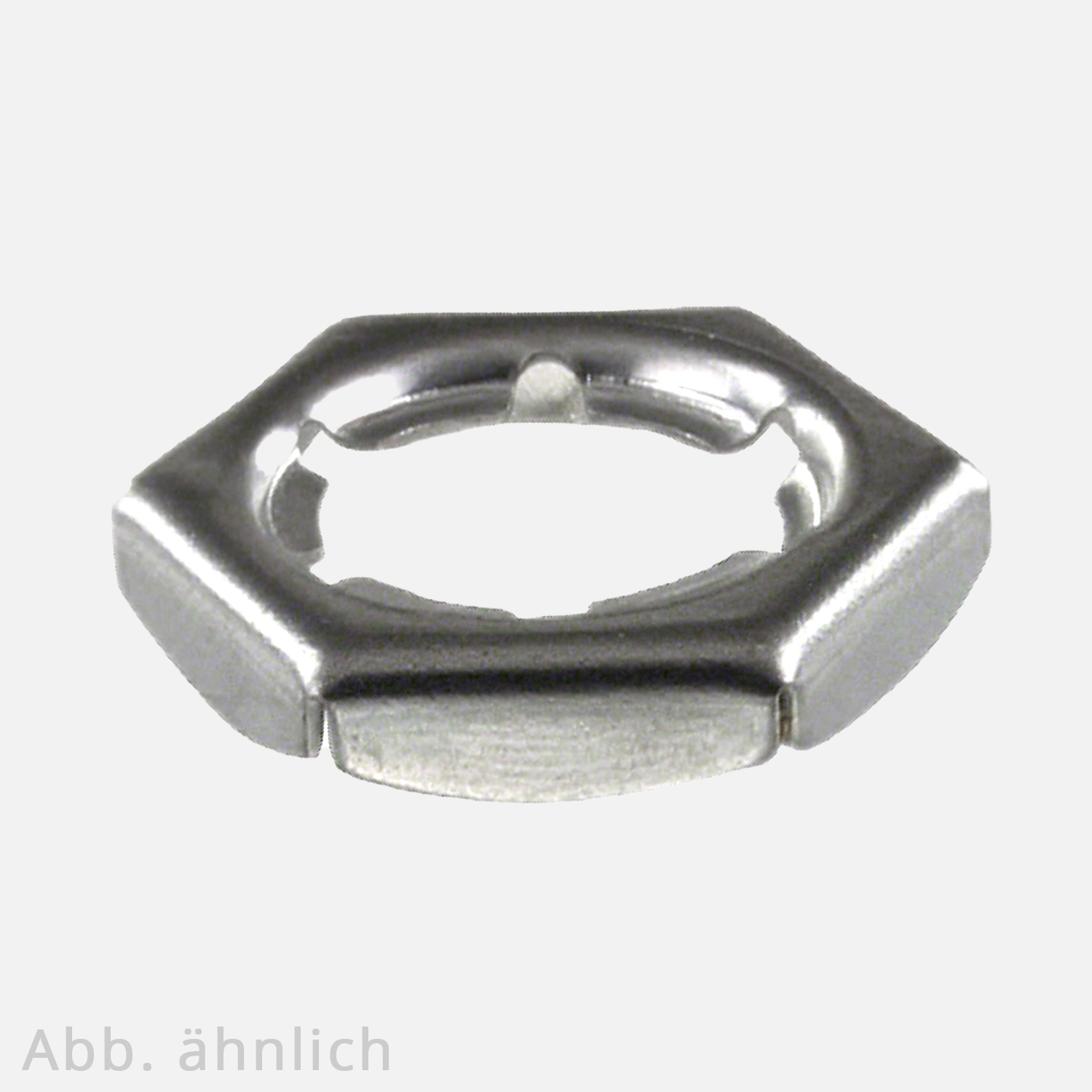 50 Sicherungsmuttern M20 - DIN 7967 - Edelstahl A4