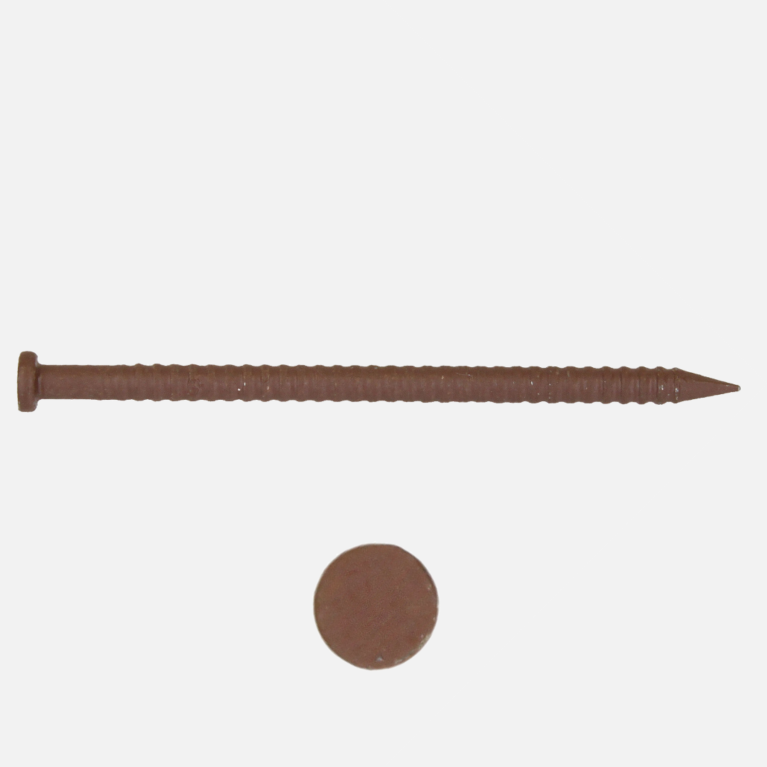 1 BÄR Leistenstift 1,75x32 mm, dunkelbraun mit Flachkopf