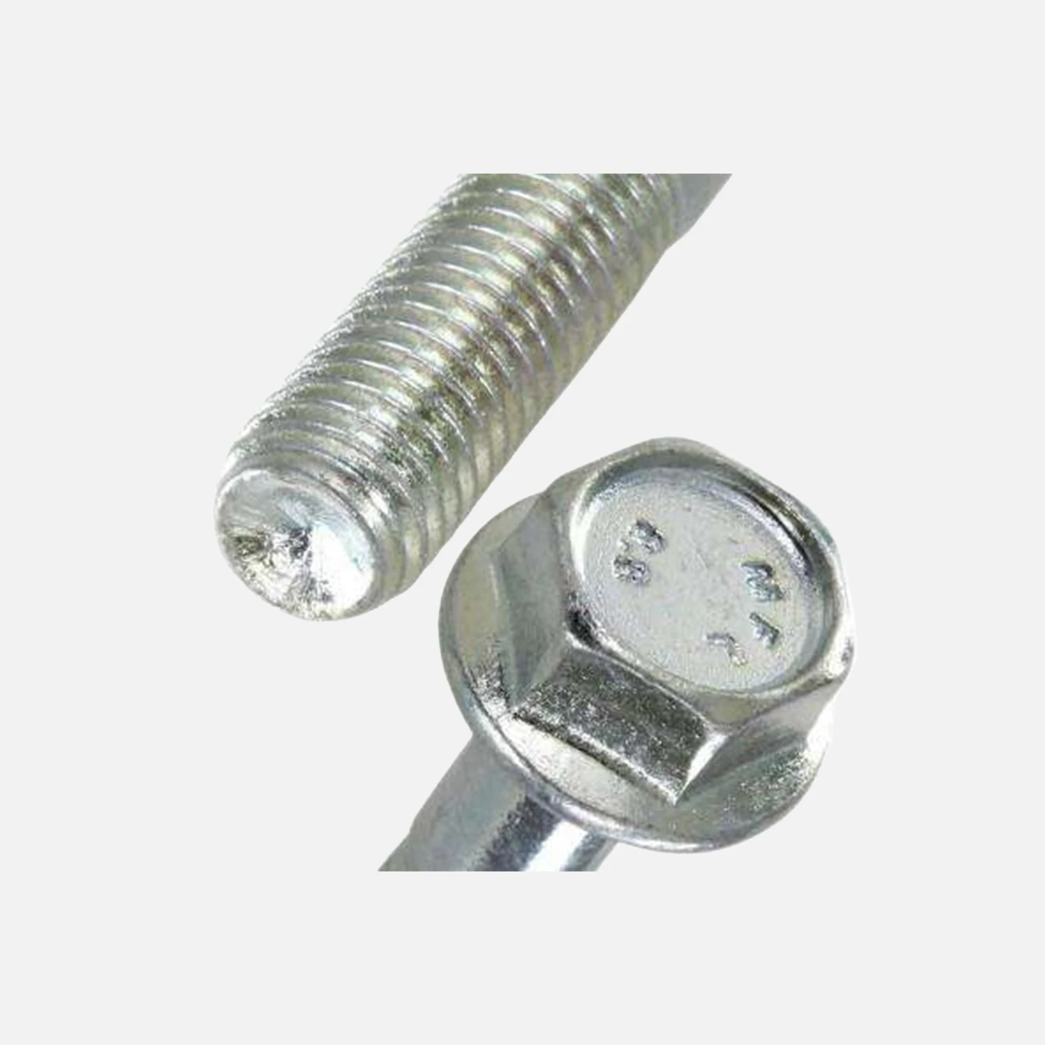 100 Sechskantschrauben mit Flansch M12x20 mm - DIN 6921 - 8.8 verzinkt
