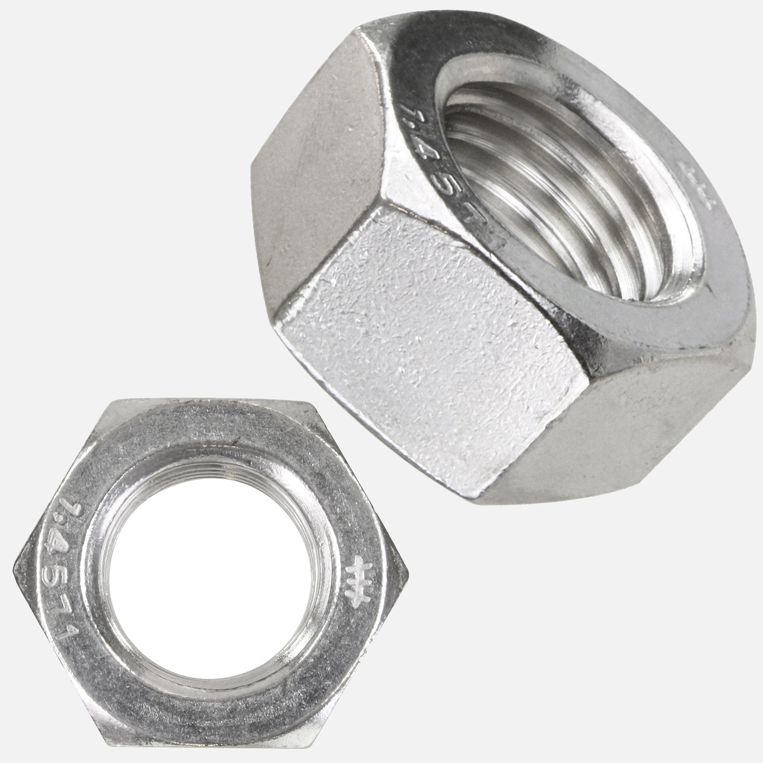 50 Sechskantmuttern M12 - DIN 934 - Edelstahl A5