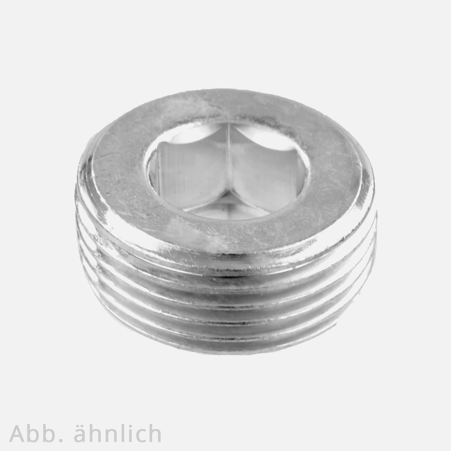 Verschlussschraube | DIN 906 | kegeliges Rohrgewinde | 1/8 Zoll | verzinkt