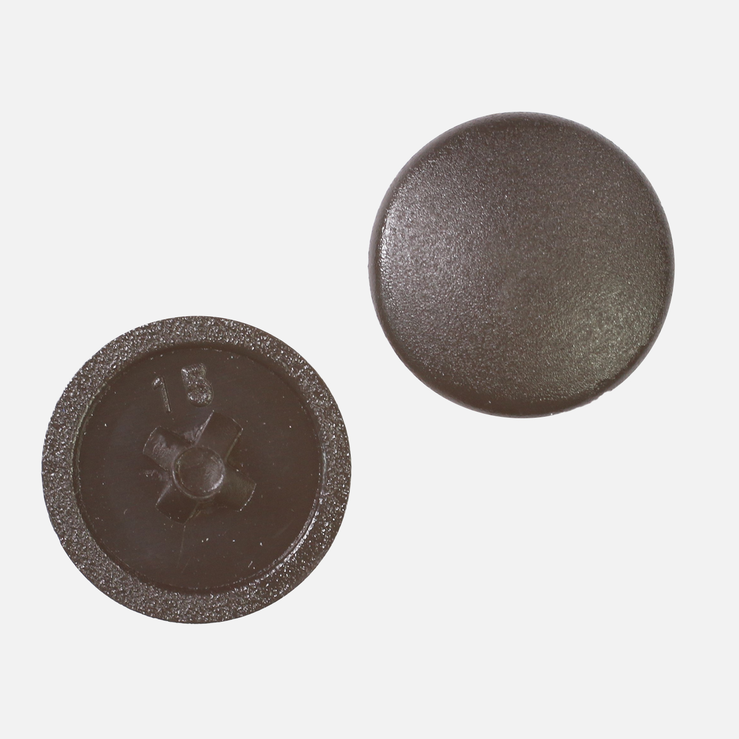 1 Abdeckkappe für PZ 2 (Pozidriv) - Ø Kappen=12mm - tiefschwarz(RAL9005)