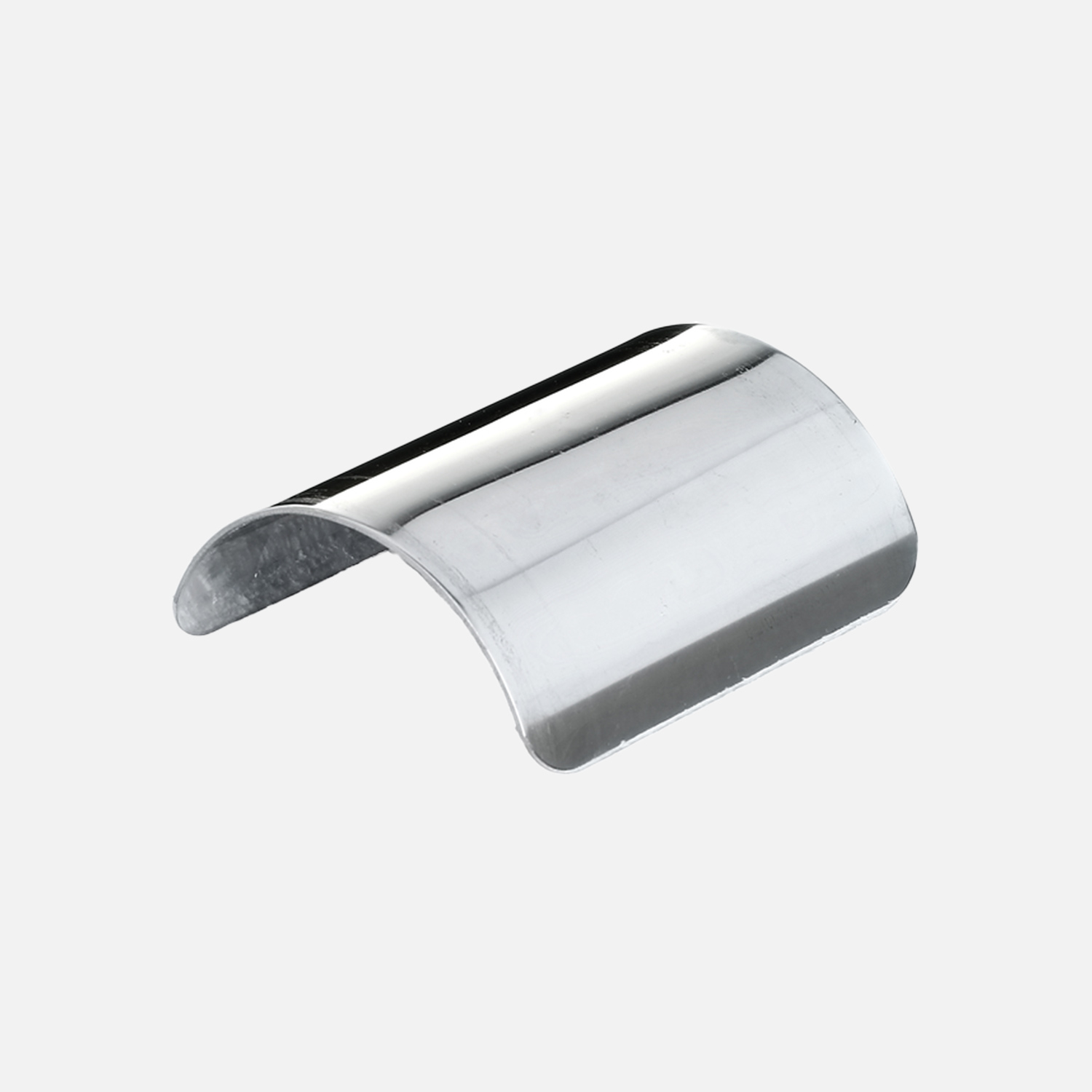 1 Alberts Pfostenkappe halbrund Edelstahl A2 für 90mm breite Pfosten