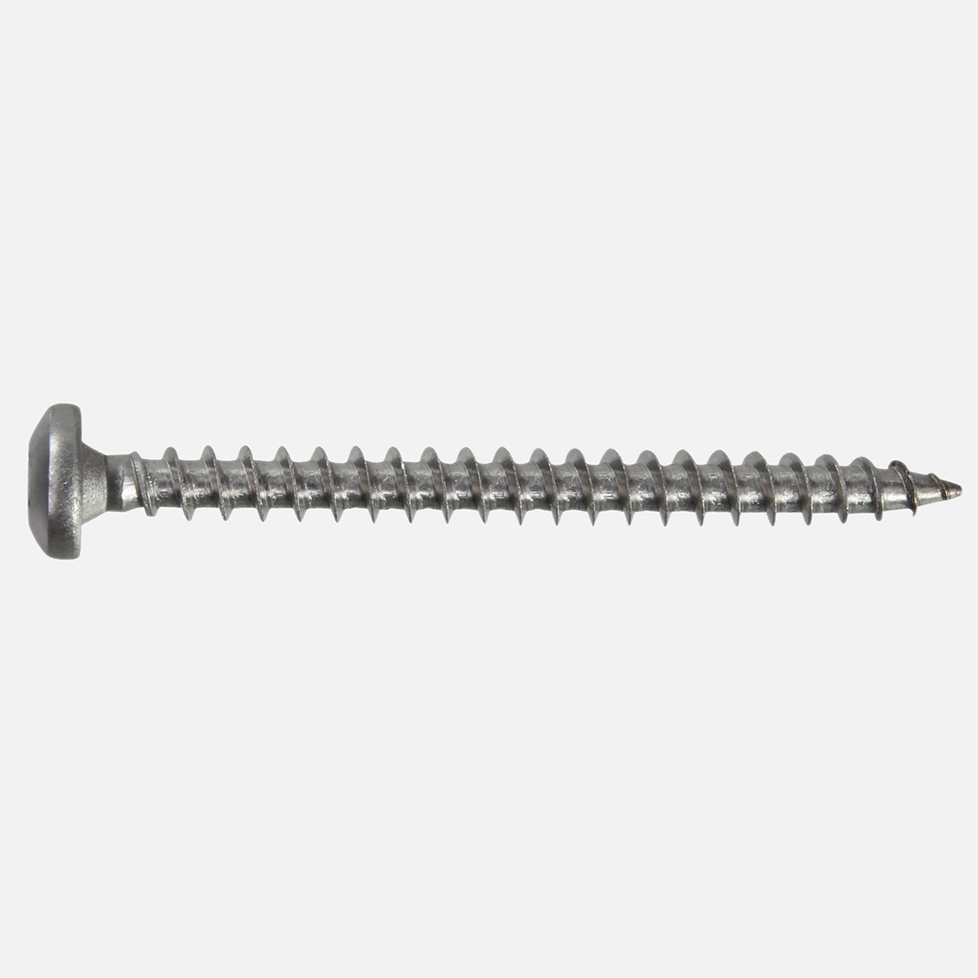 Spanplattenschraube | Pan-Head | Vollgewinde | TX | Edelstahl A2