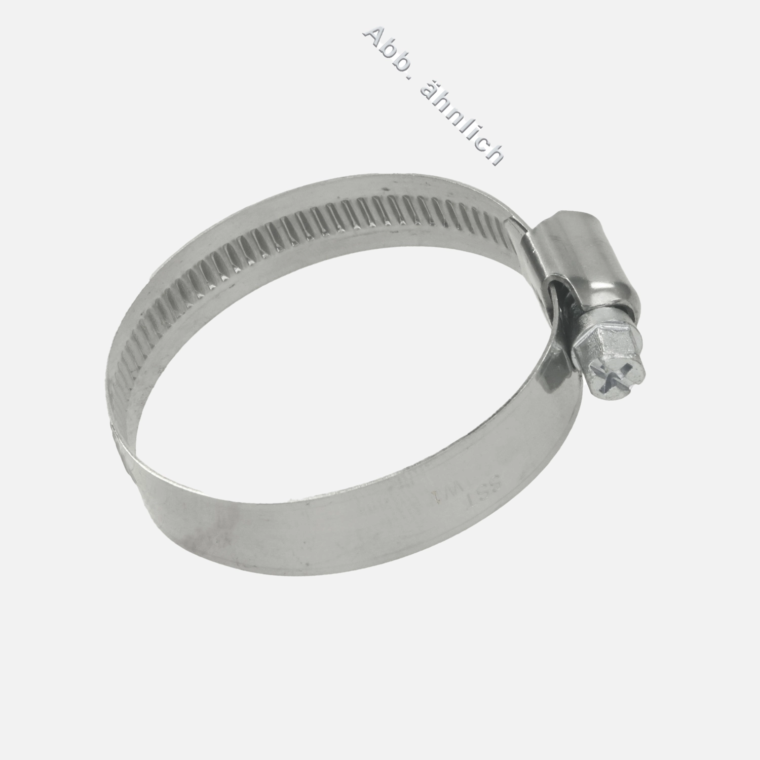 15 Schlauchschellen W1 DIN 3017 verzinkt Bandbr. 12 Kreuz/Sechskant 110-130 mm