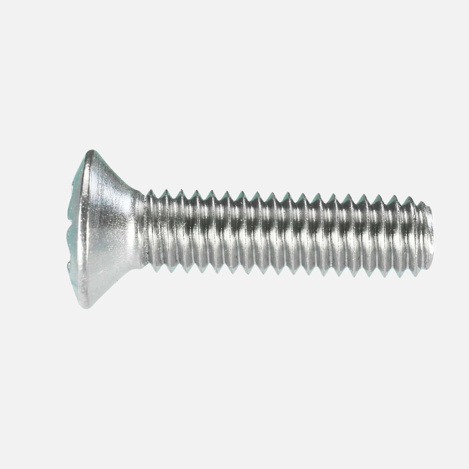 1 Senkschraube DIN 966 Edelstahl A4 Pozidriv Linsenkopf 4x16