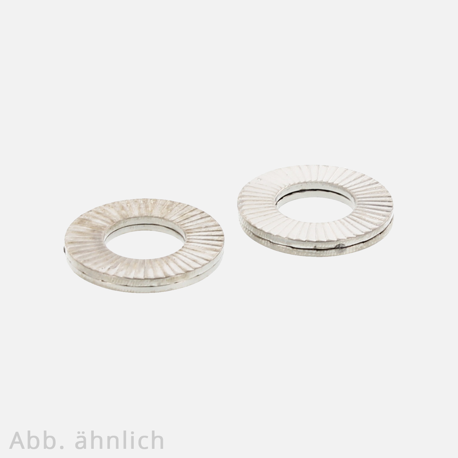 200 Paar Twin-Lock Keilsicherungsscheiben breit für M8, 8,7x16,6x2 mm , Edelstahl A4