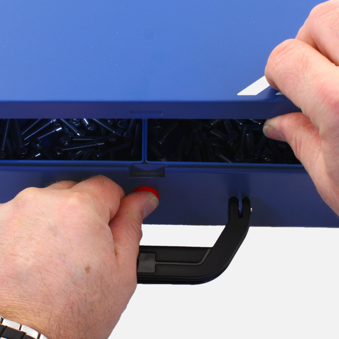 470 tlg Innensechskantschrauben Sortiment DIN 912 verzinkt 8.8 5x20 - 10x40