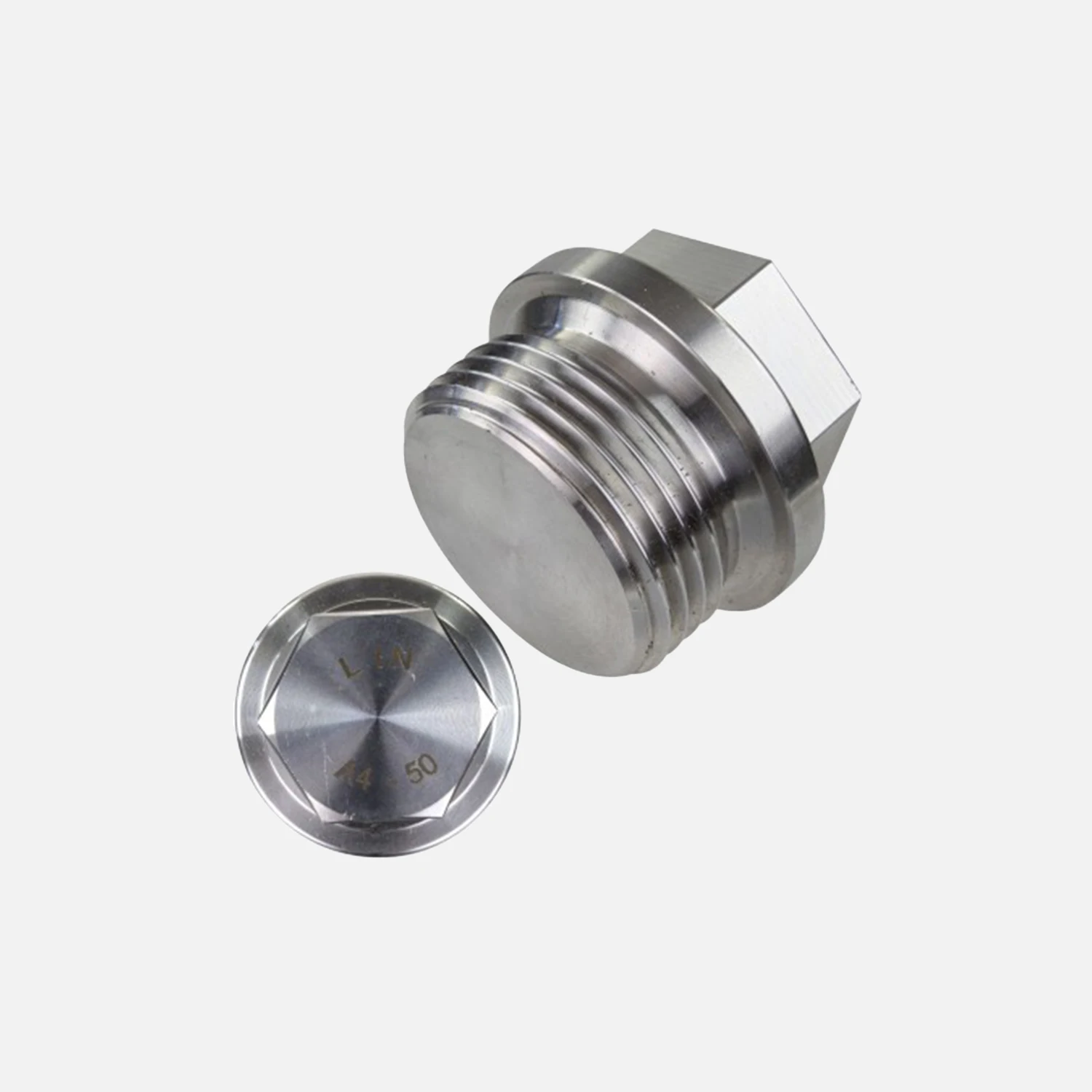 5 Verschlussschrauben 1 1/2 Zoll Rohrgewinde - DIN 910 - Edelstahl A4