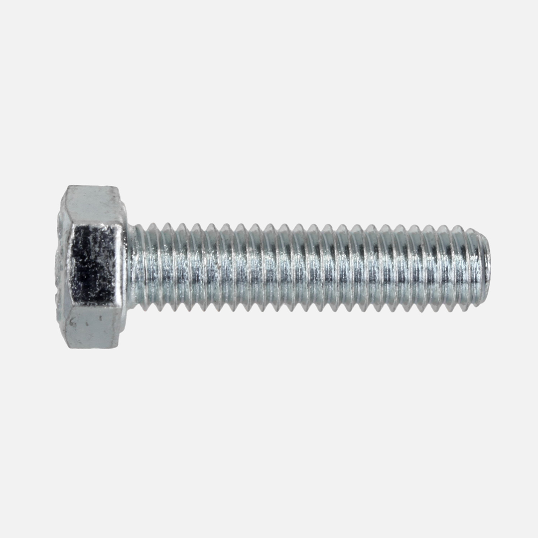 100 Sechskantschrauben DIN 933 - M5x20mm - verzinkt - Festigkeit 8.8