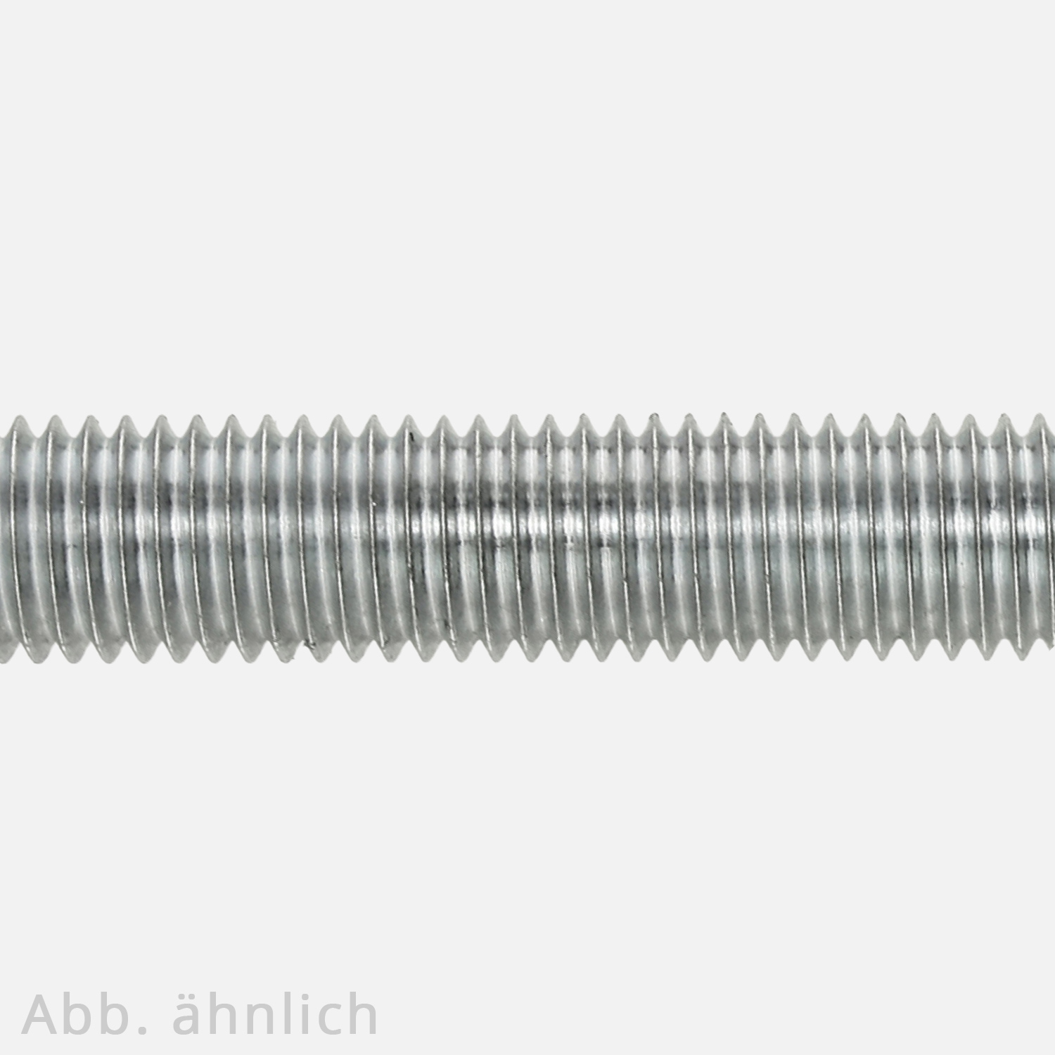 1 Gewindestange DIN 976 - 1/2"x1000 mm - Whitworthgewinde - Stahl 4.6