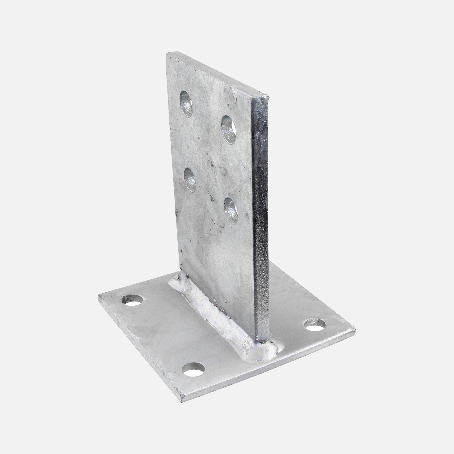 1 Alberts T-Pfostenträger feuerverzinkt zum aufdübeln für >=80 mm