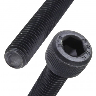 100 Zylinderschrauben M10x50 - DIN 912 - SW8 - Vollgewinde - 8.8 blank