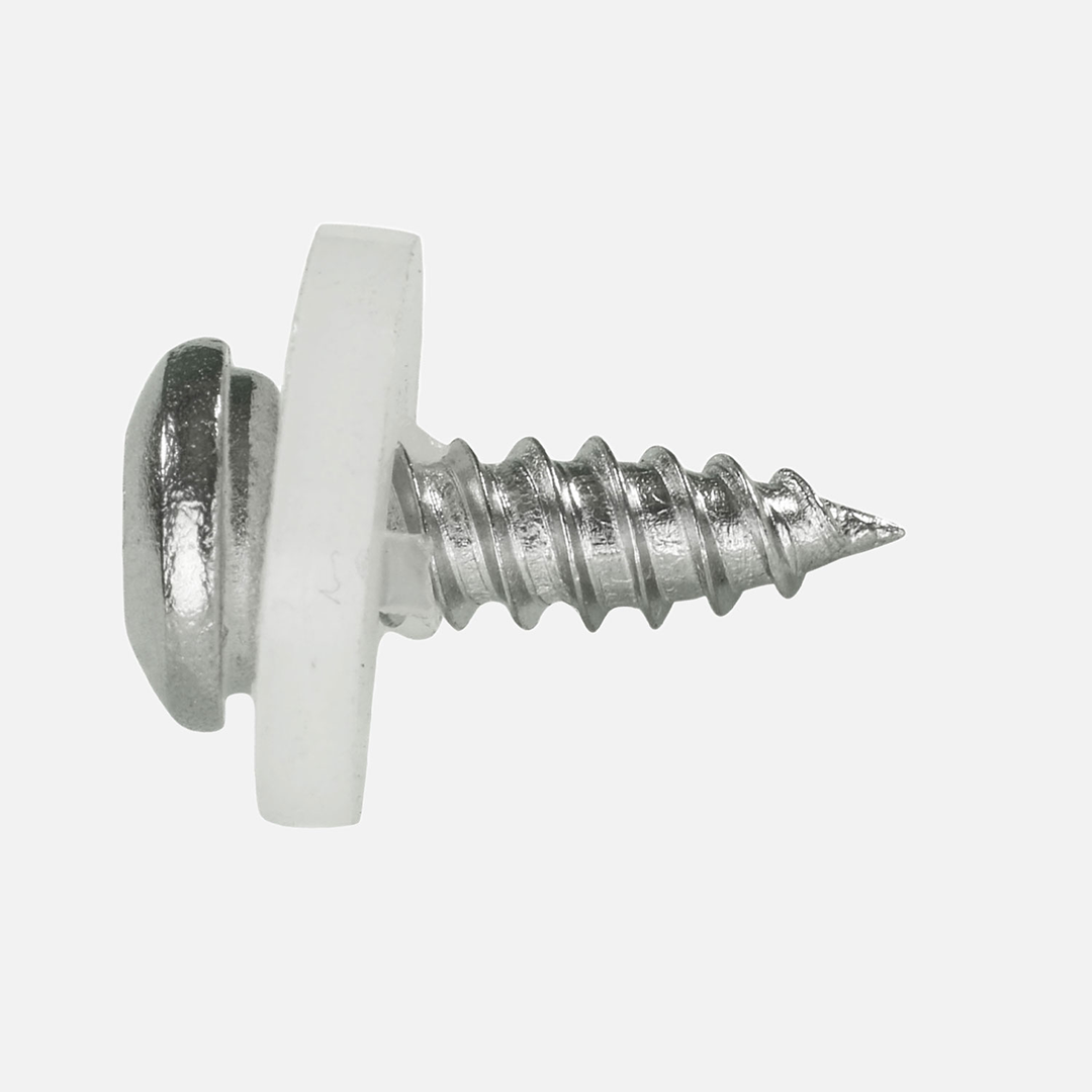 Fensterbankschraube | Polyamidscheibe | PZ | Edelstahl A2 | blank