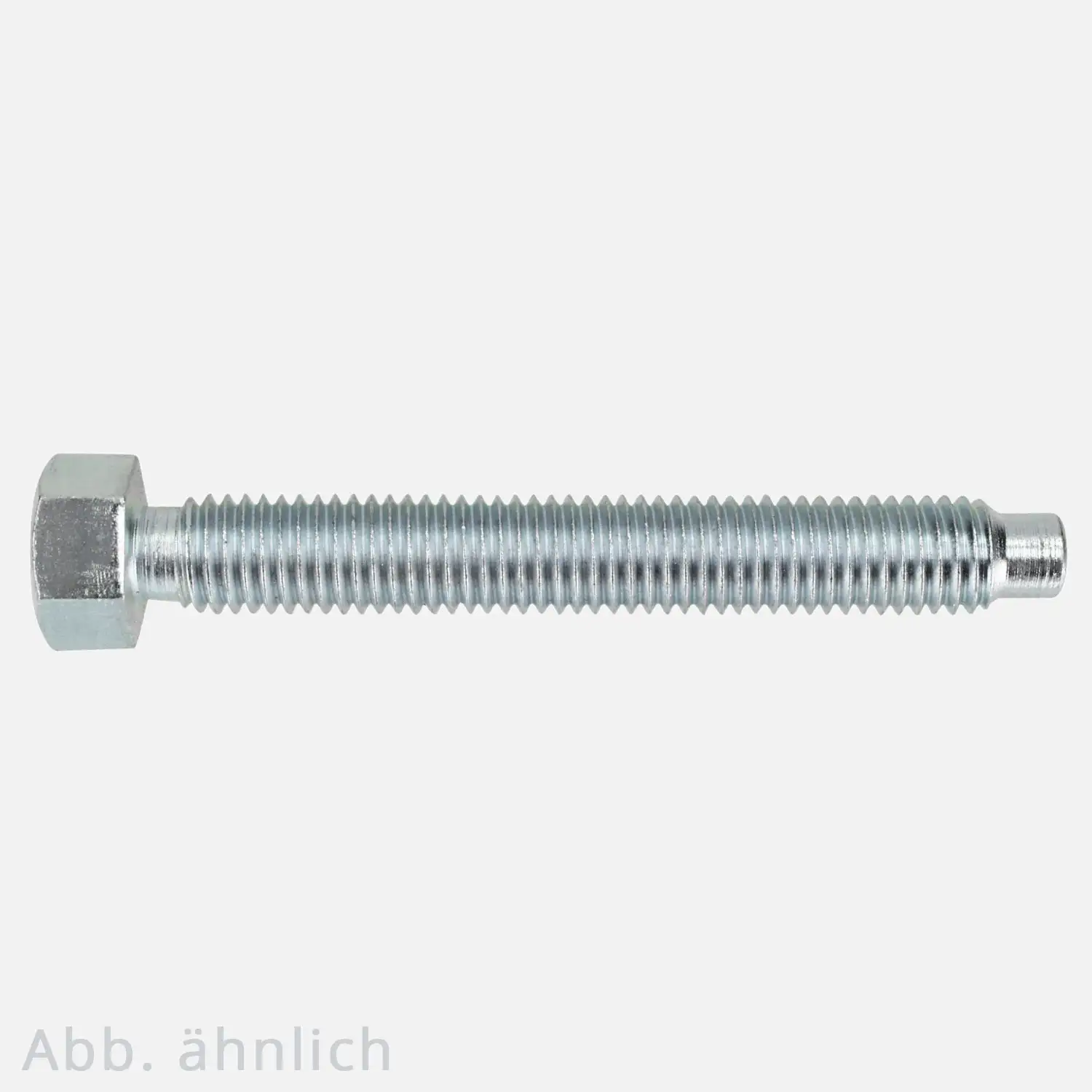 Sechskantschraube | DIN 561 | mit Rille | 8.8 | verzinkt