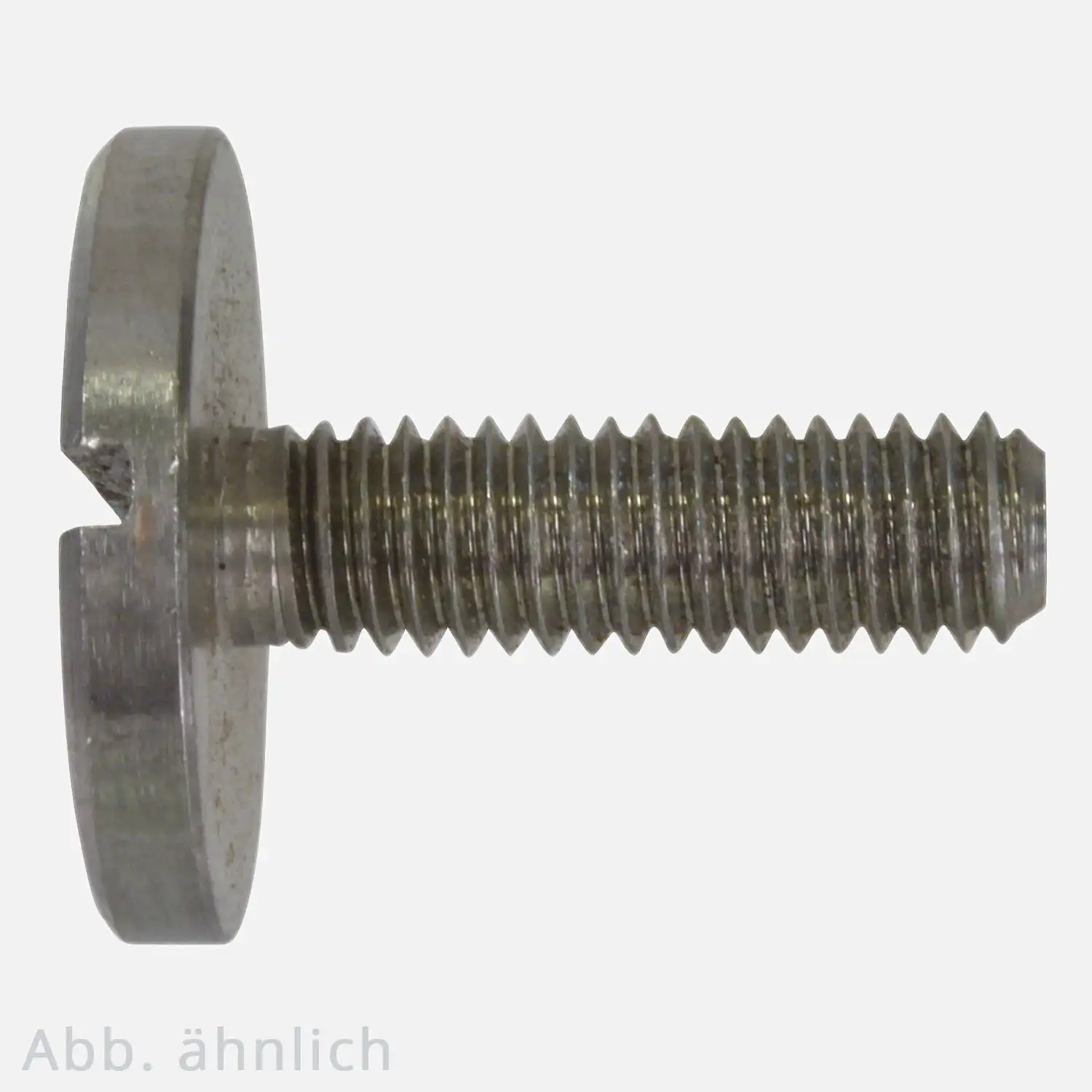 Flachkopfschraube | DIN 921 | mit Schlitz | Edelstahl A1