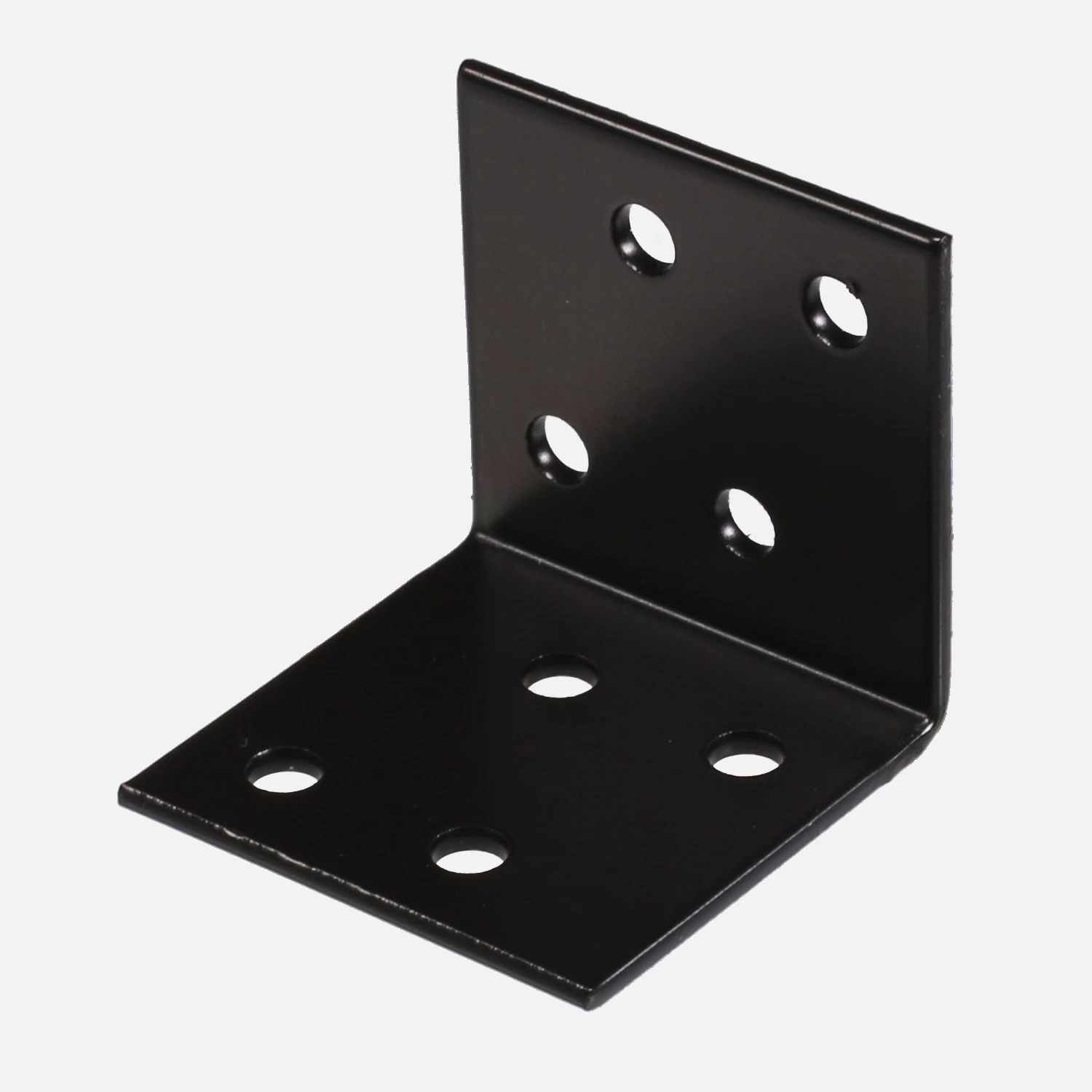 Schwerlast-Winkelverbinder | Sicke | verzinkt | kunststoffbeschichtet | schwarz