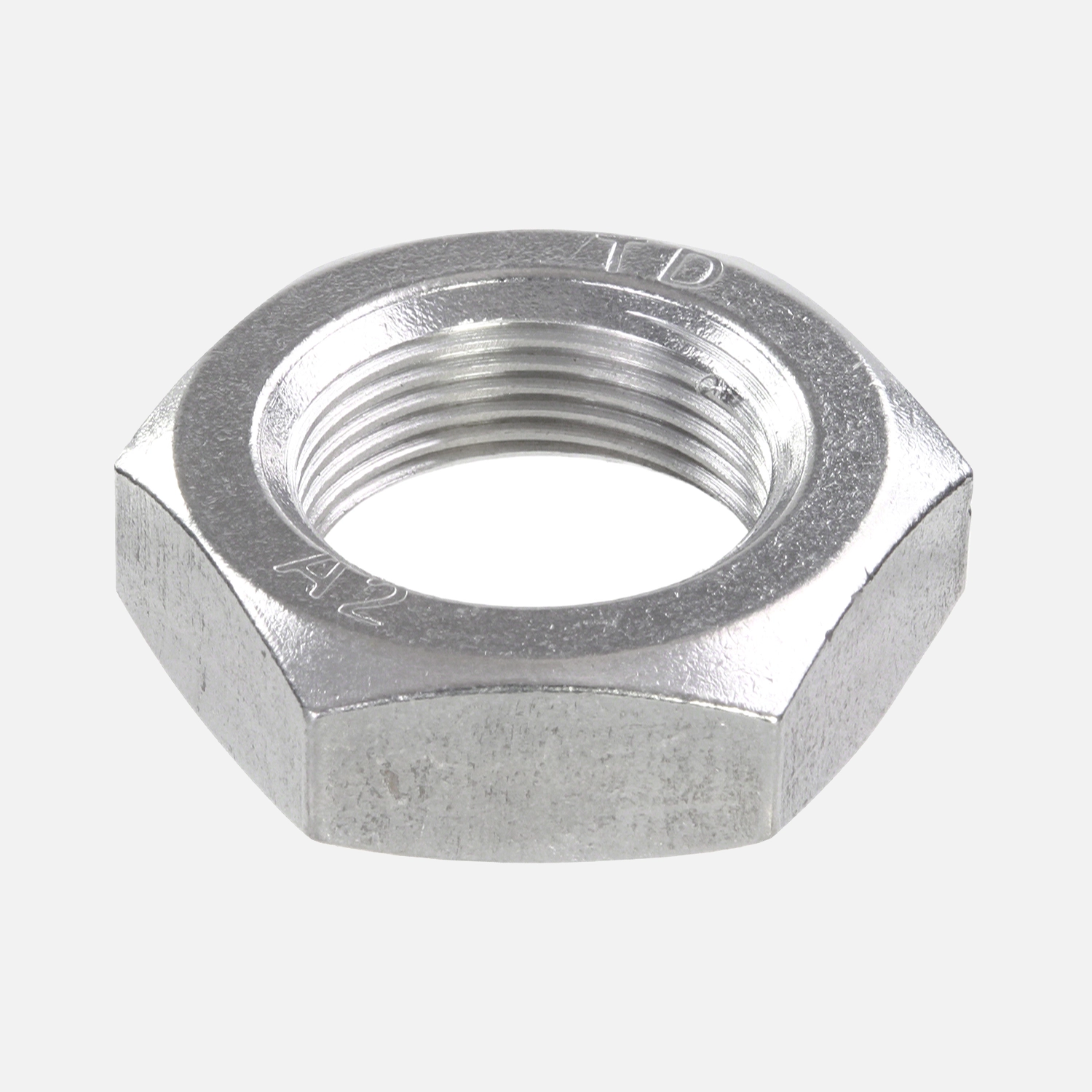 1 Sechskantmutter - M33 - Feingewinde 2mm - niedrig, Form B - A2 - DIN 439