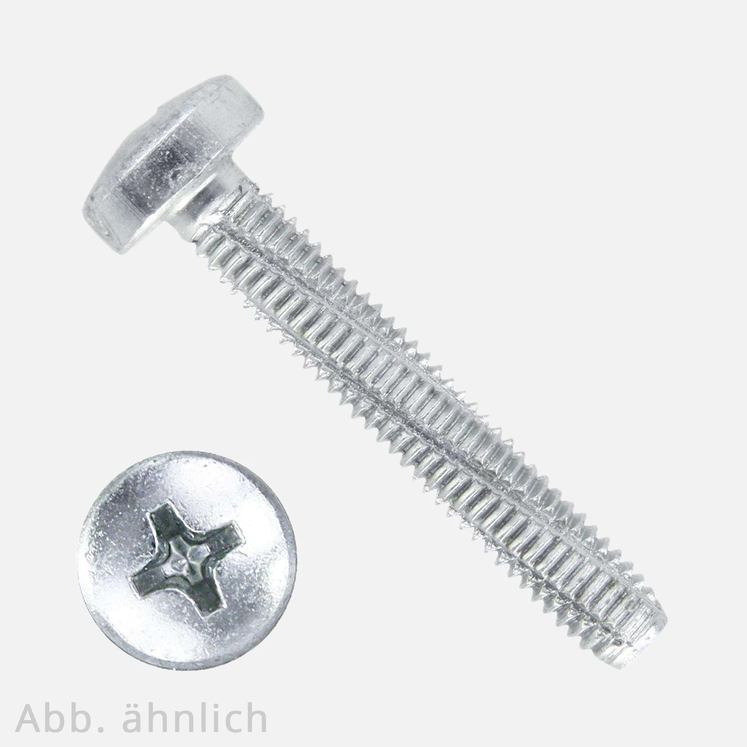 Linsen-Schneidschraube | DIN 7516 | Form A | PH | verzinkt