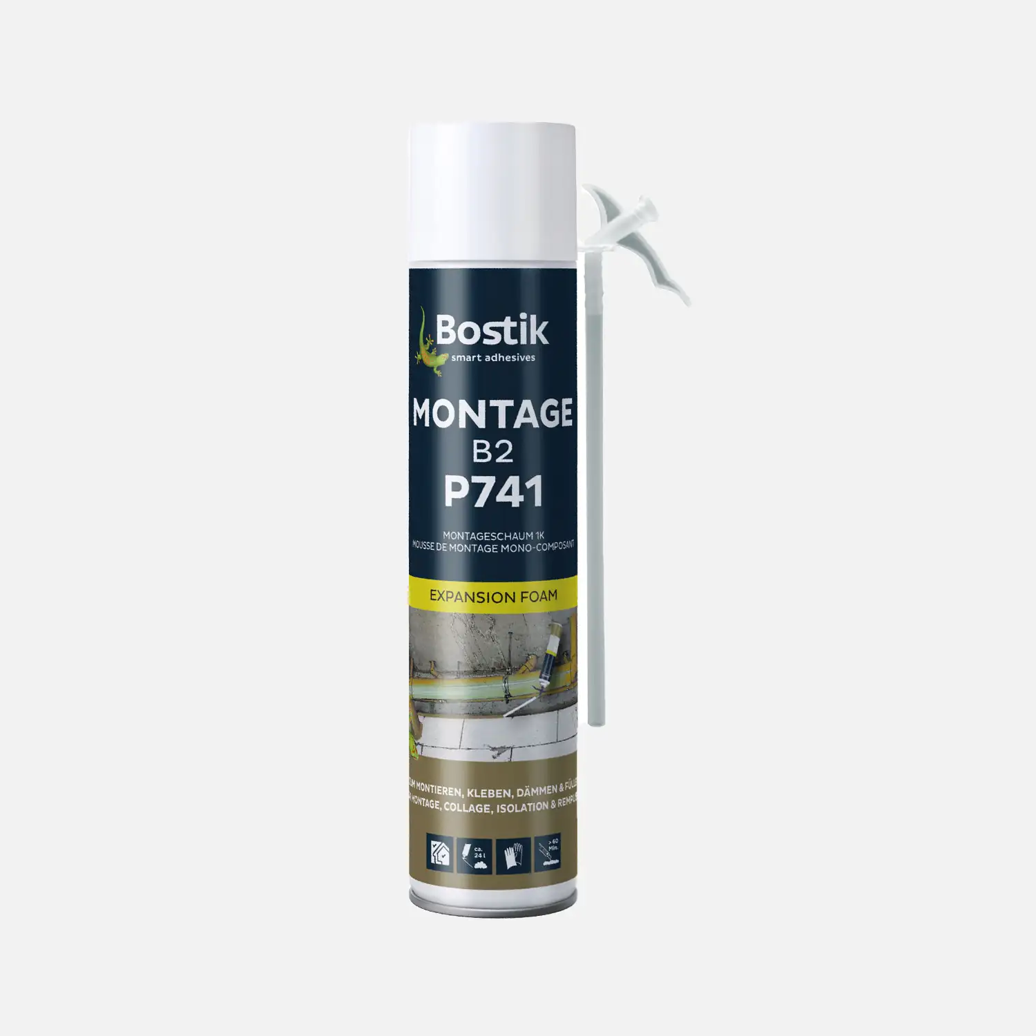 1 Kartusche BOSTIK 1K Montageschaum Pro B2 500ml P741