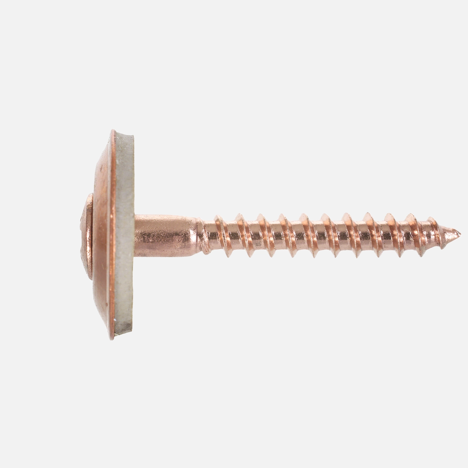 Spenglerschraube | PZ | Edelstahl A2 | Scheibe | verkupfert