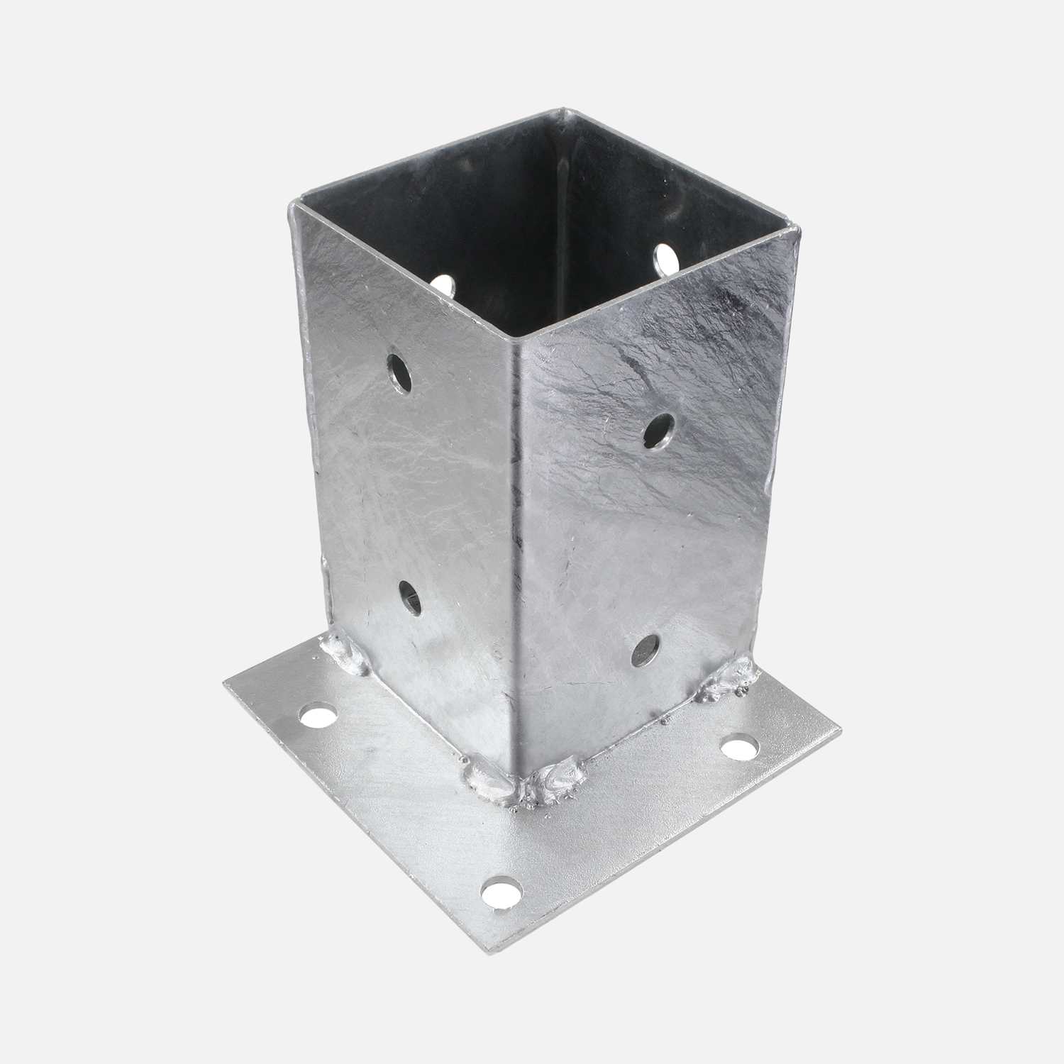 Alberts Aufschraubhülse | Eckbefestigung | feuerverzinkt