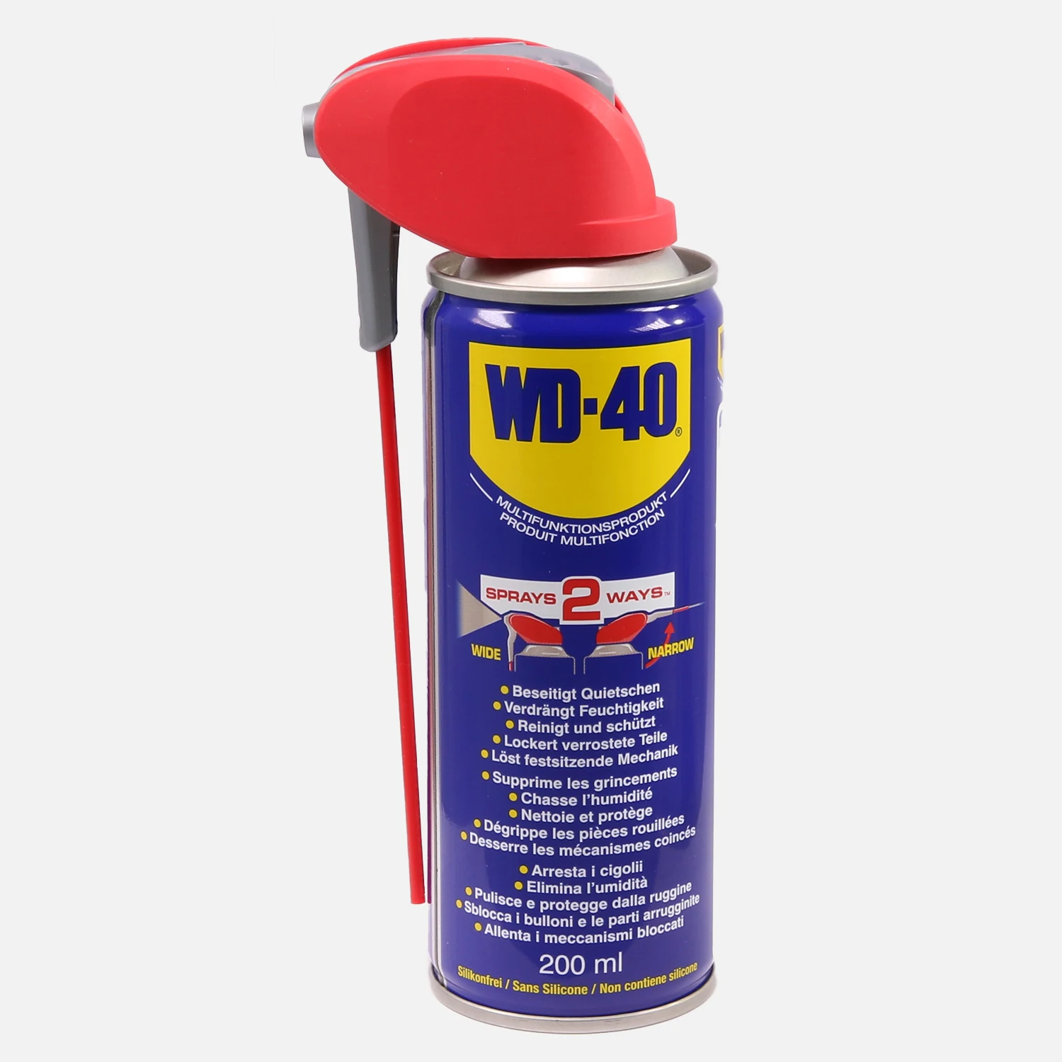 200 ml WD-40 Smart Straw Multifunktionsspray, Schmieröl, Kriechöl, Reiniger                 