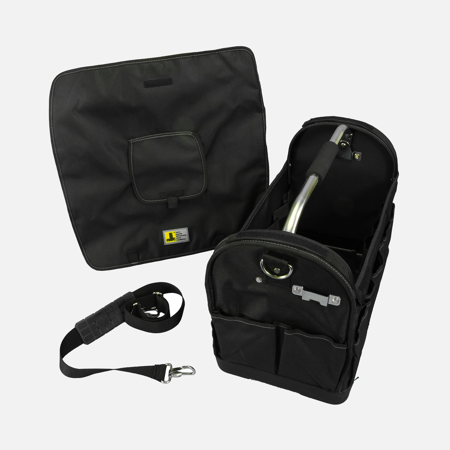 1 Allit Premium Textil-Werkzeugtasche - McPlus Bag >C< 20-1 - schwarz/silber